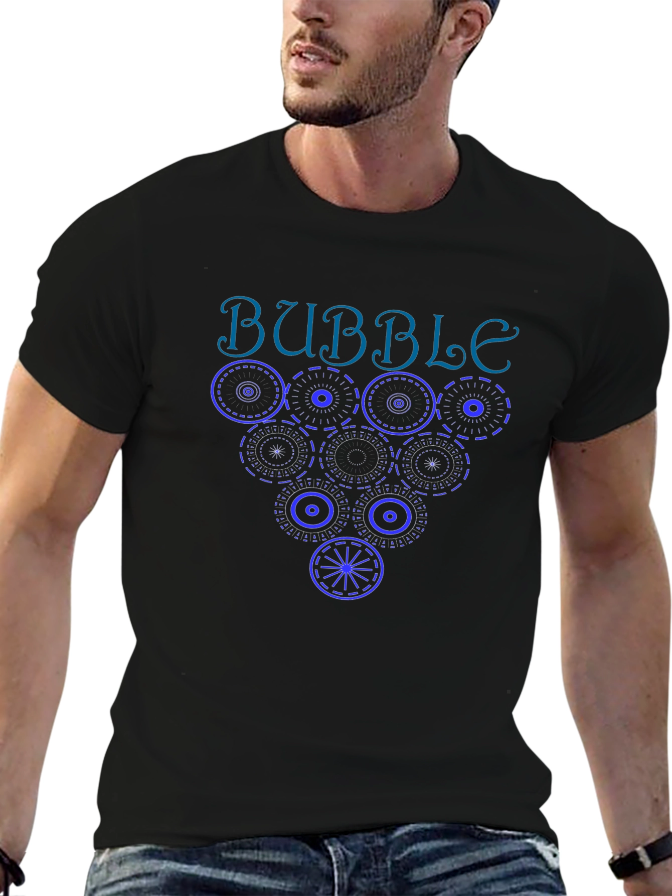 Bubble Graphic T-Shirt - Black