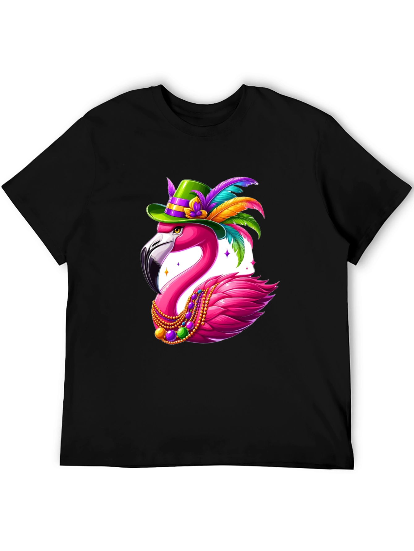 Festive Flamingo Graphic Tee