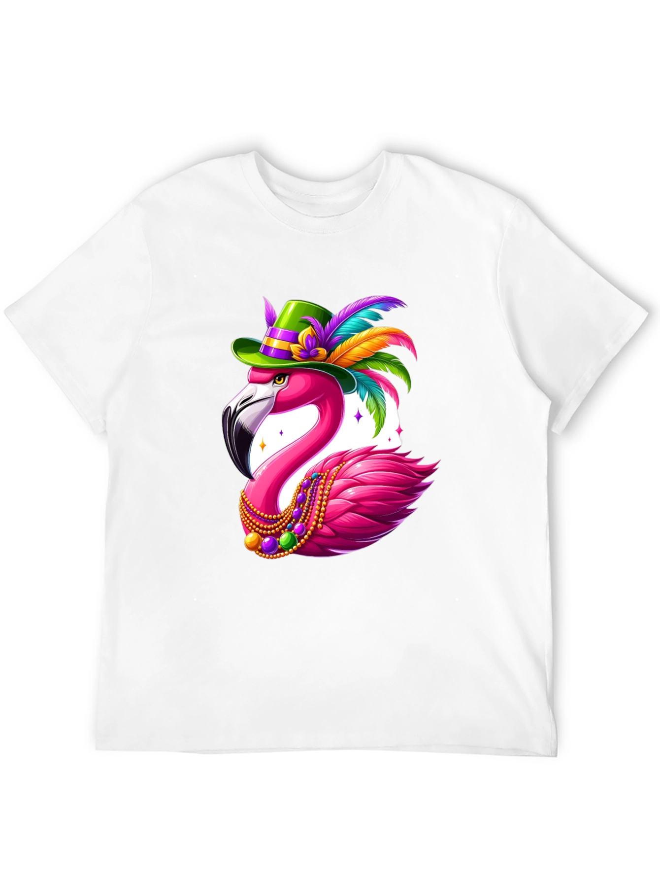 Festive Flamingo Graphic Tee