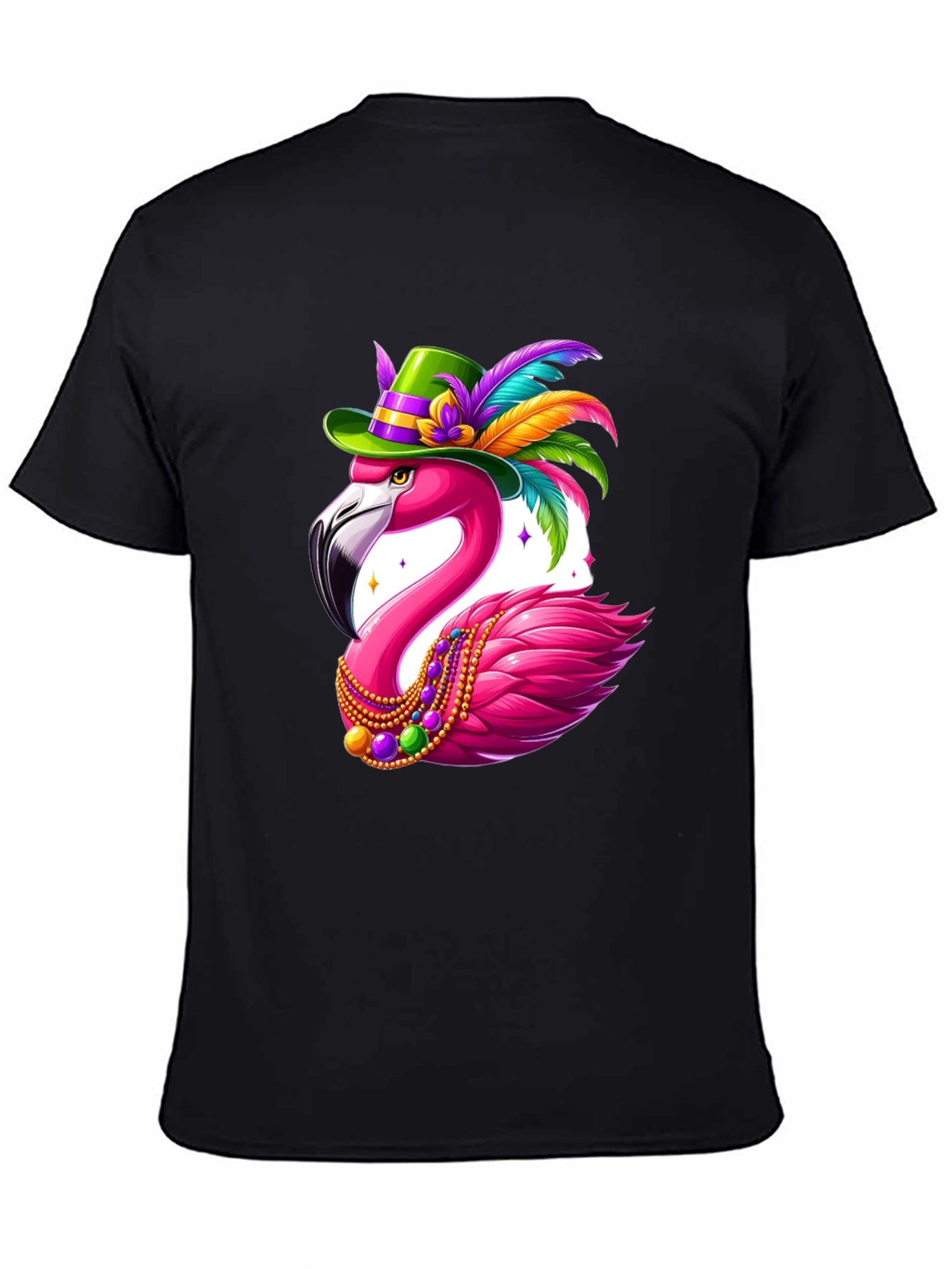 Festive Flamingo Graphic Tee