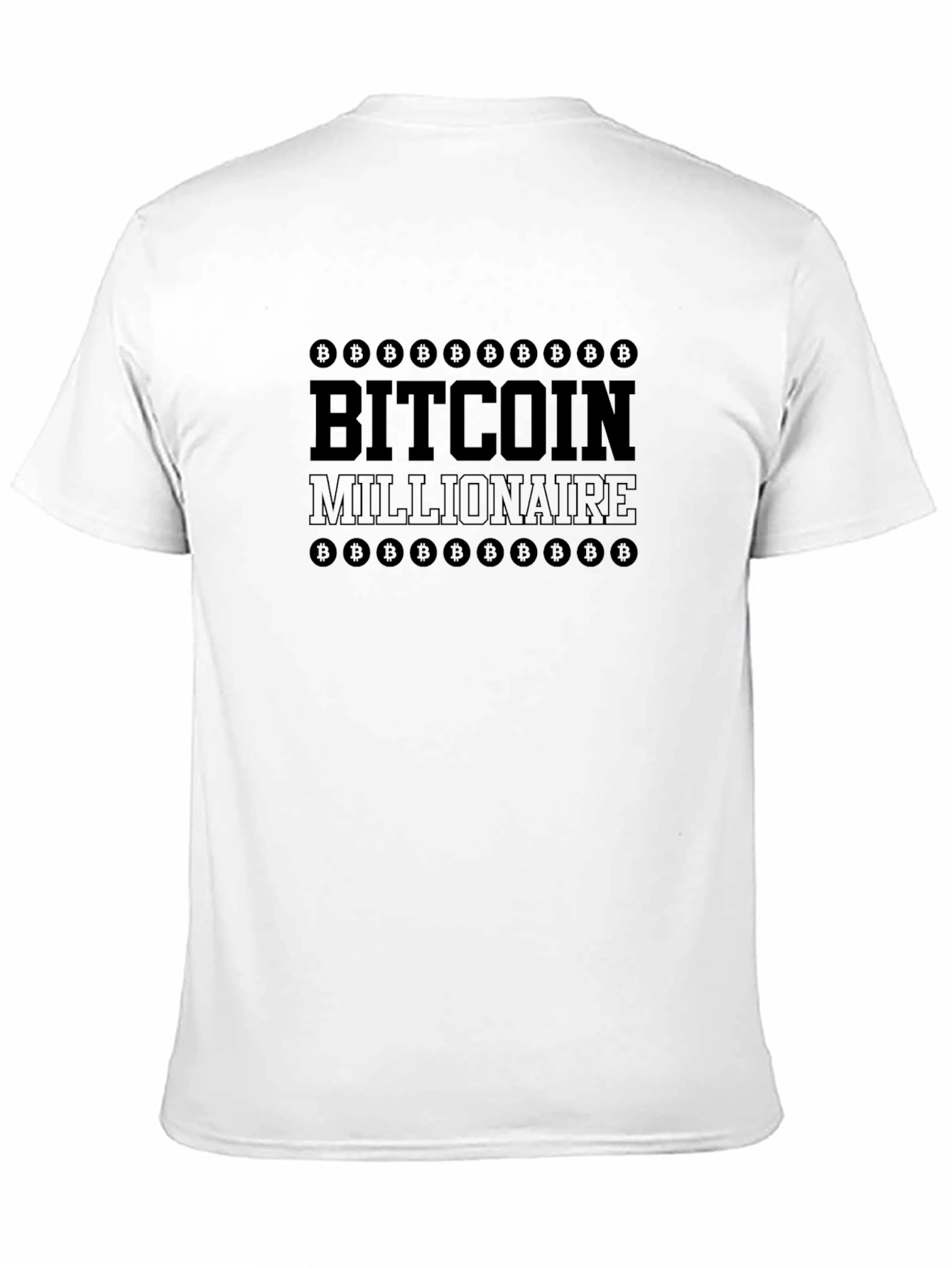 Bitcoin Millionaire Black Graphic Tee