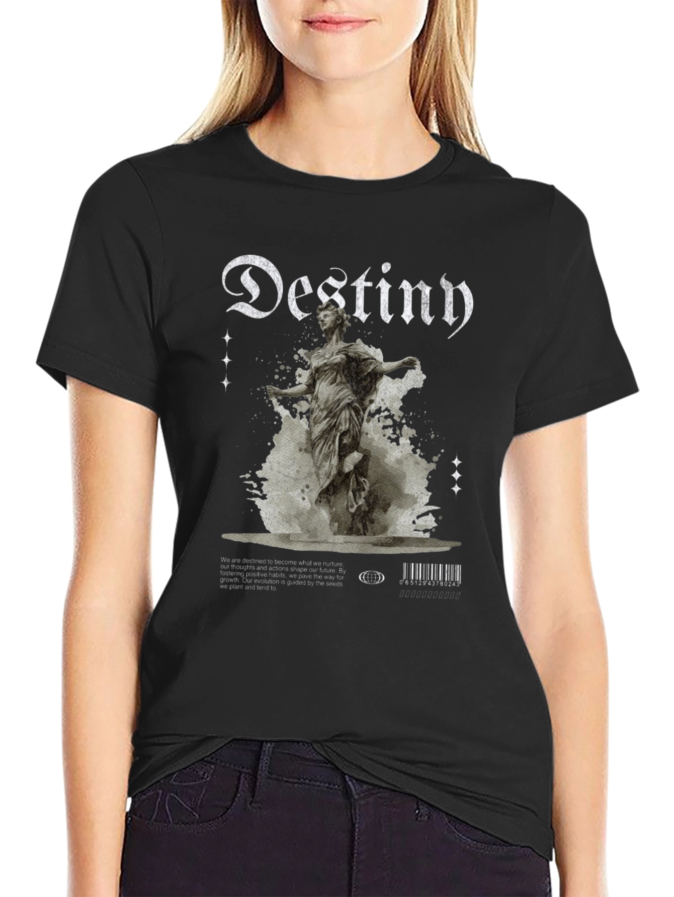 Destiny Graphic Tee - Unisex Black T-Shirt