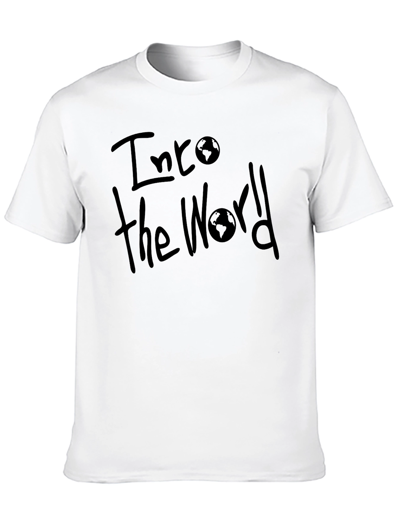 Into the World Graphic T-Shirt - Black