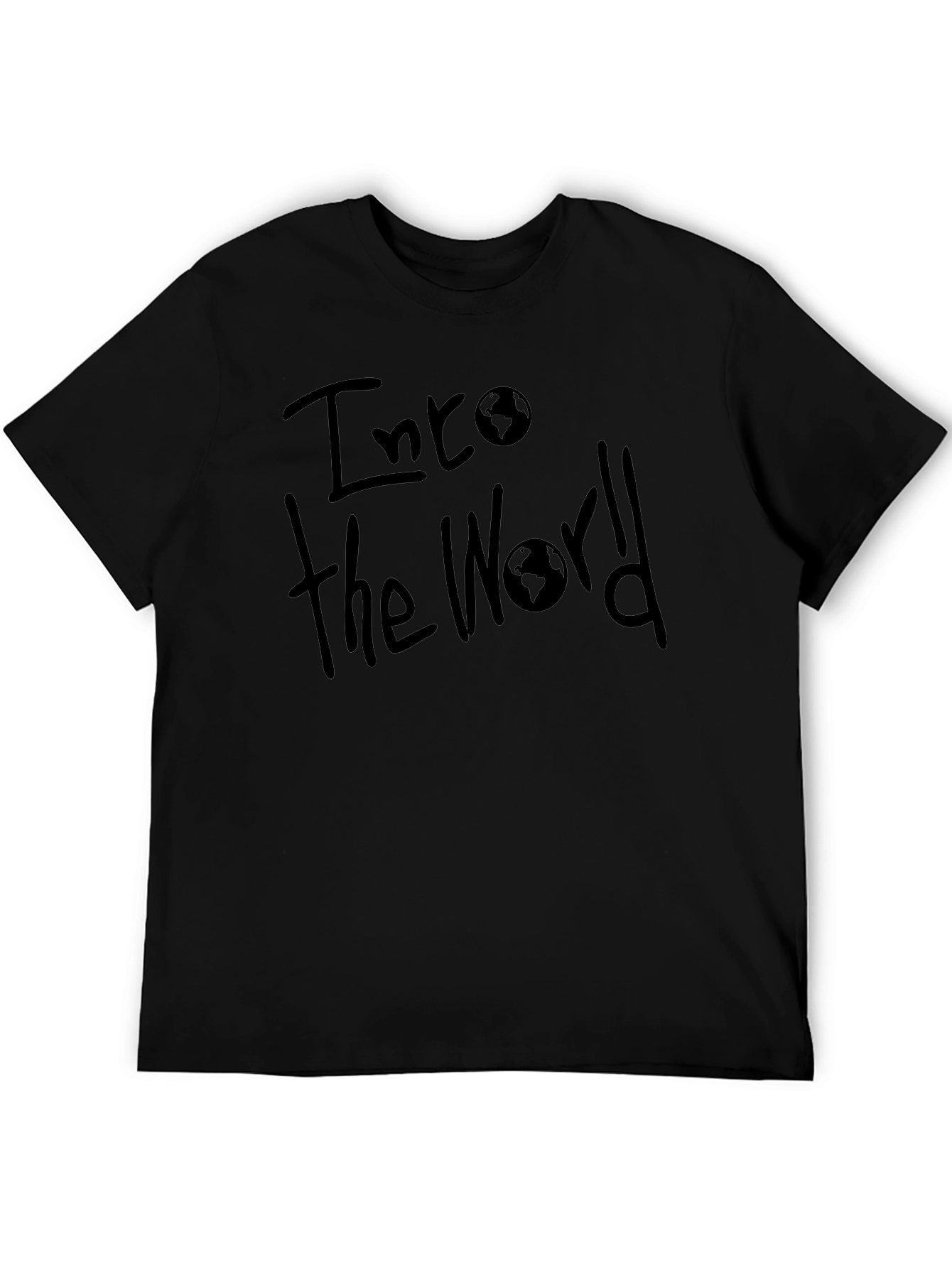 Into the World Graphic T-Shirt - Black