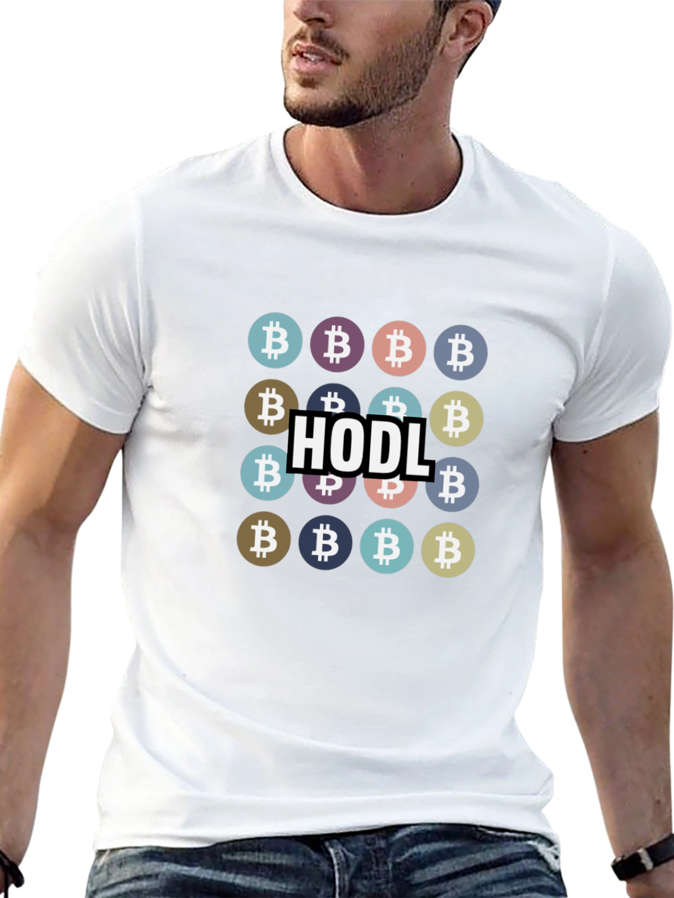 HODL Bitcoin Graphic Tee - Crypto Investor T-Shirt