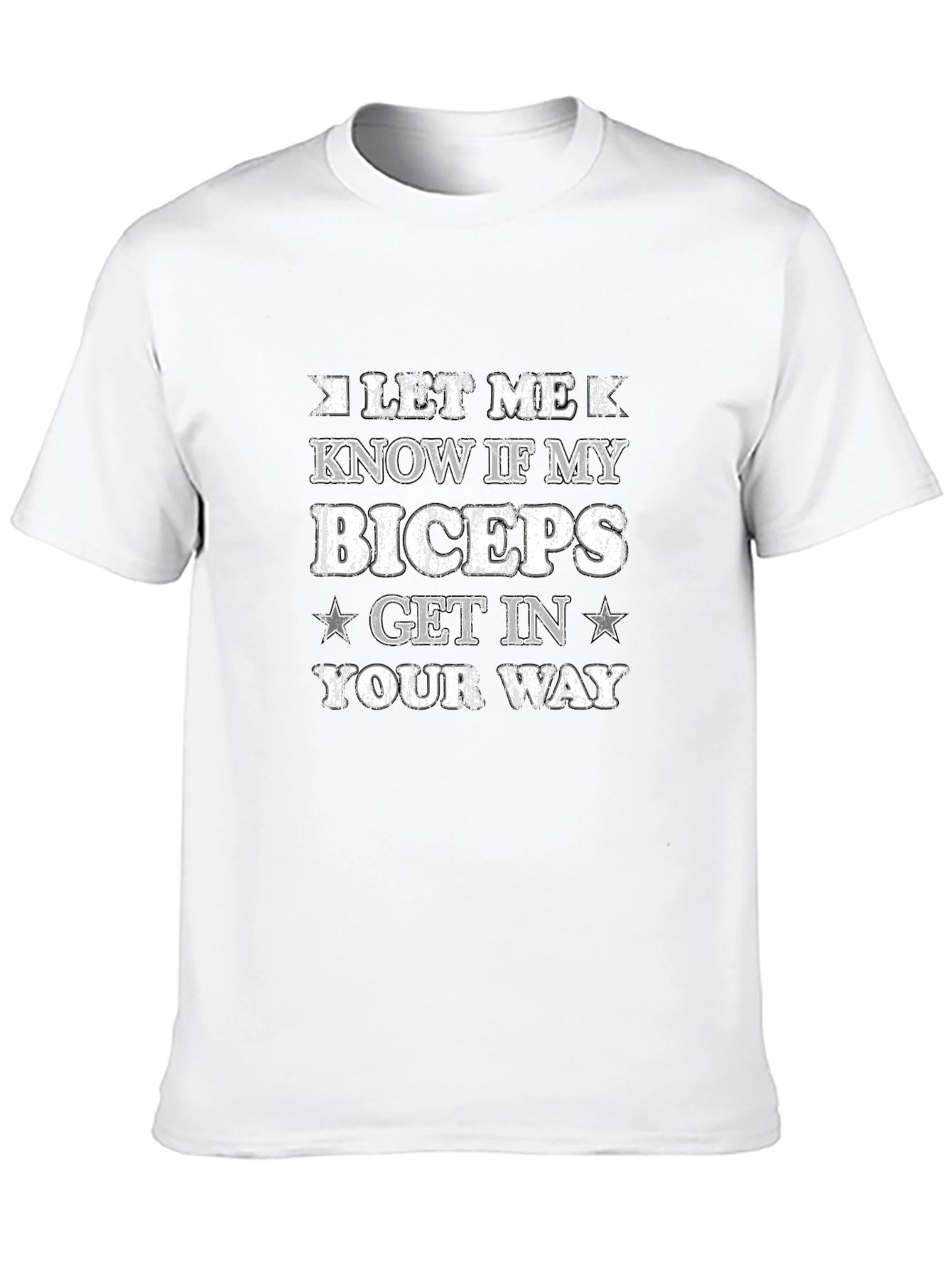 Biceps Graphic T-Shirt - Funny Workout Gym Tee