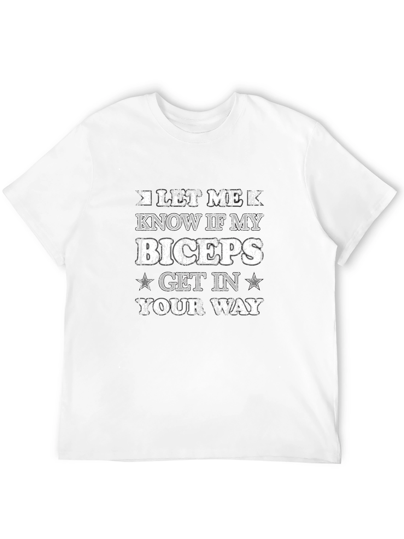 Biceps Graphic T-Shirt - Funny Workout Gym Tee