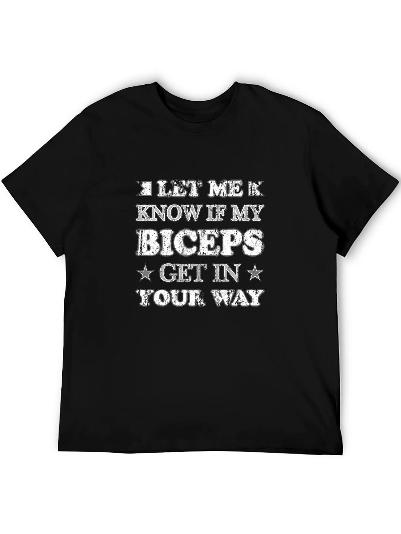 Biceps Graphic T-Shirt - Funny Workout Gym Tee