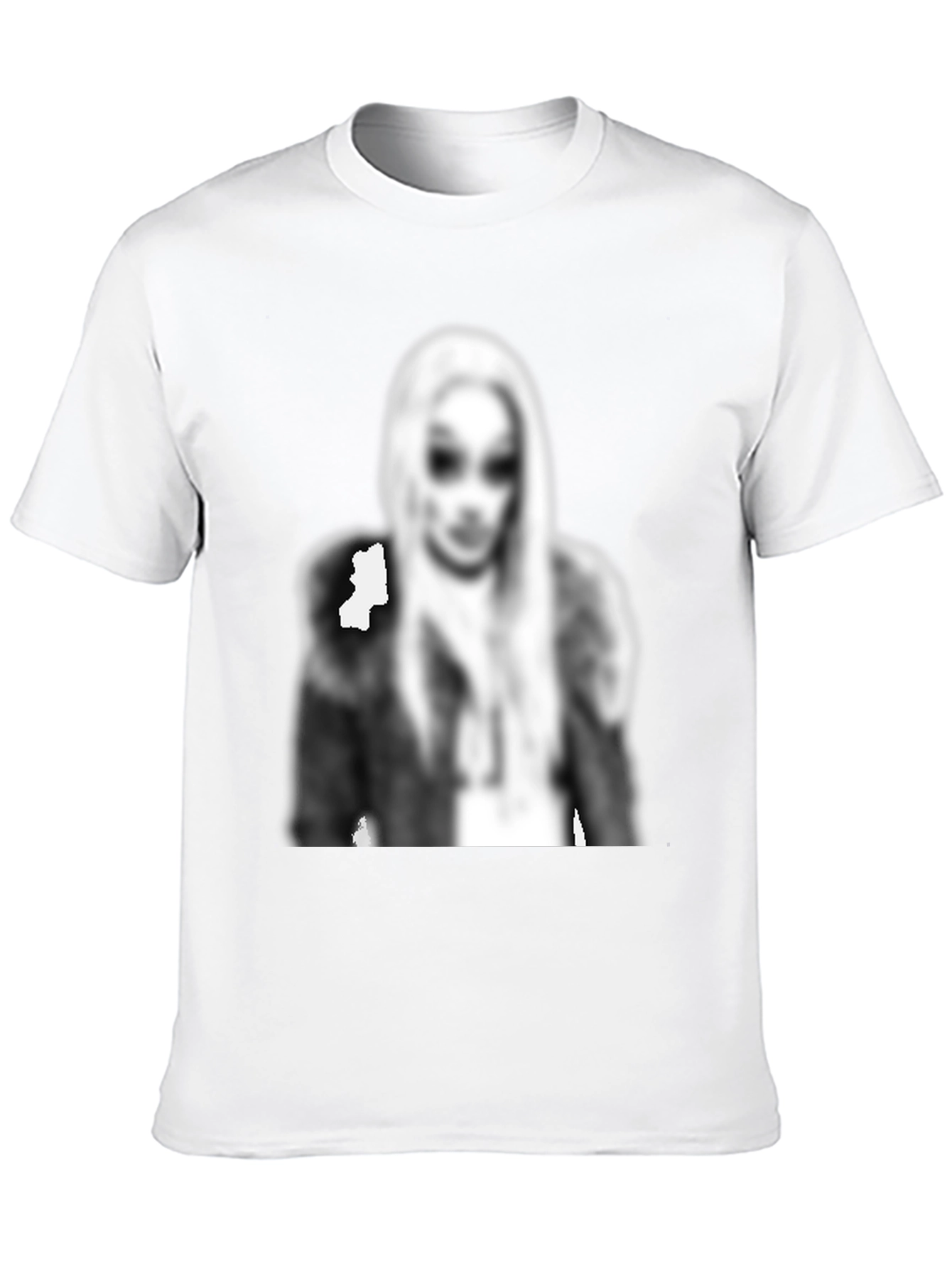 Statement Graphic Tee - Bold Portrait Design
