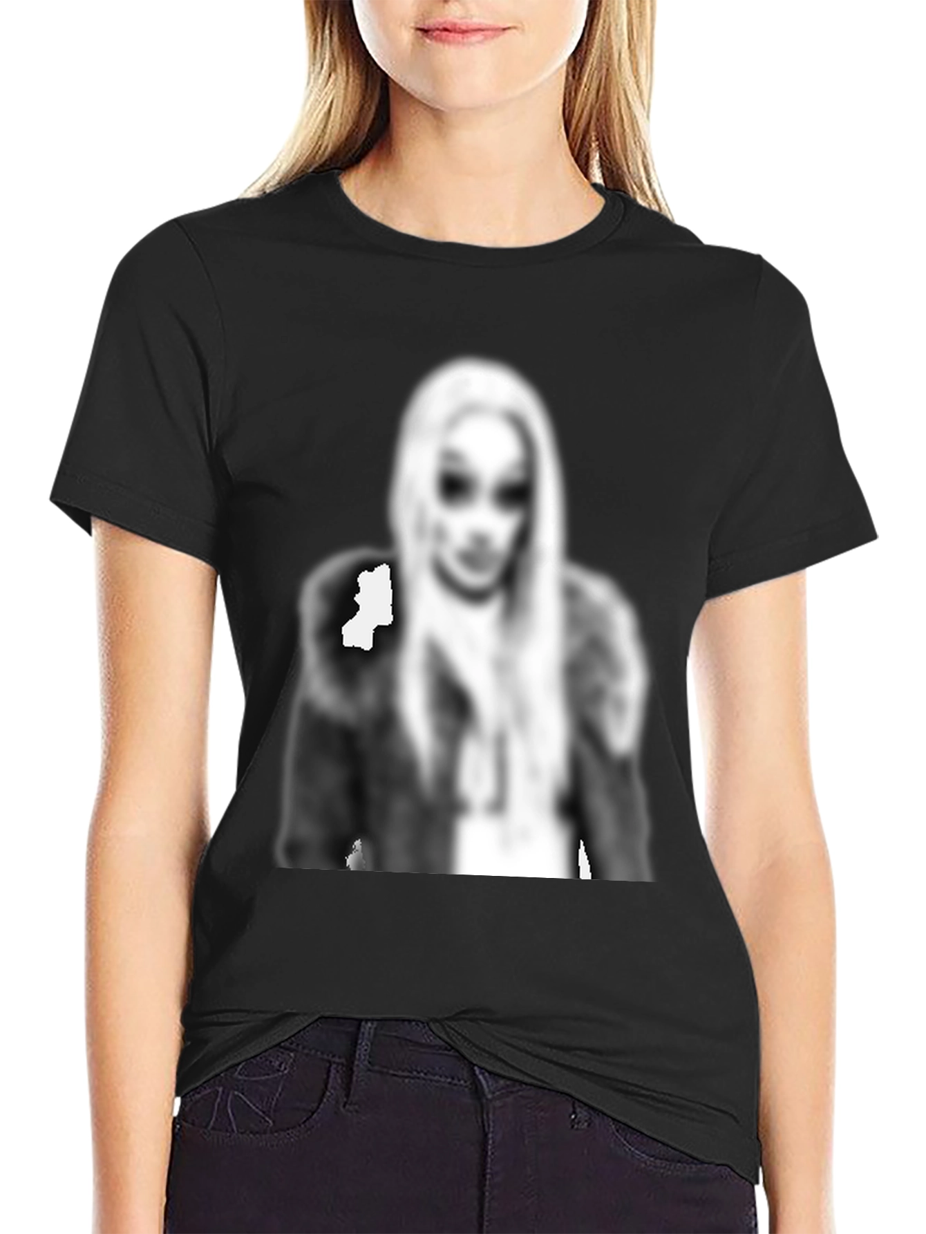 Statement Graphic Tee - Bold Portrait Design