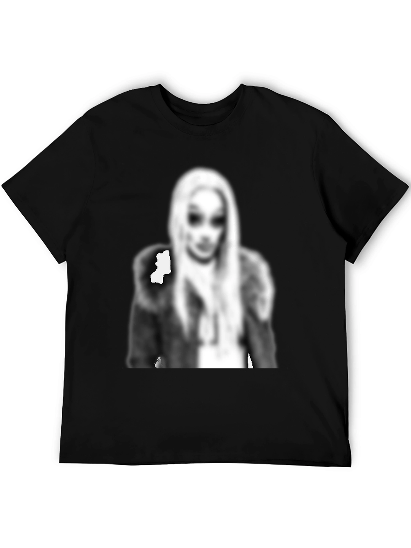Statement Graphic Tee - Bold Portrait Design
