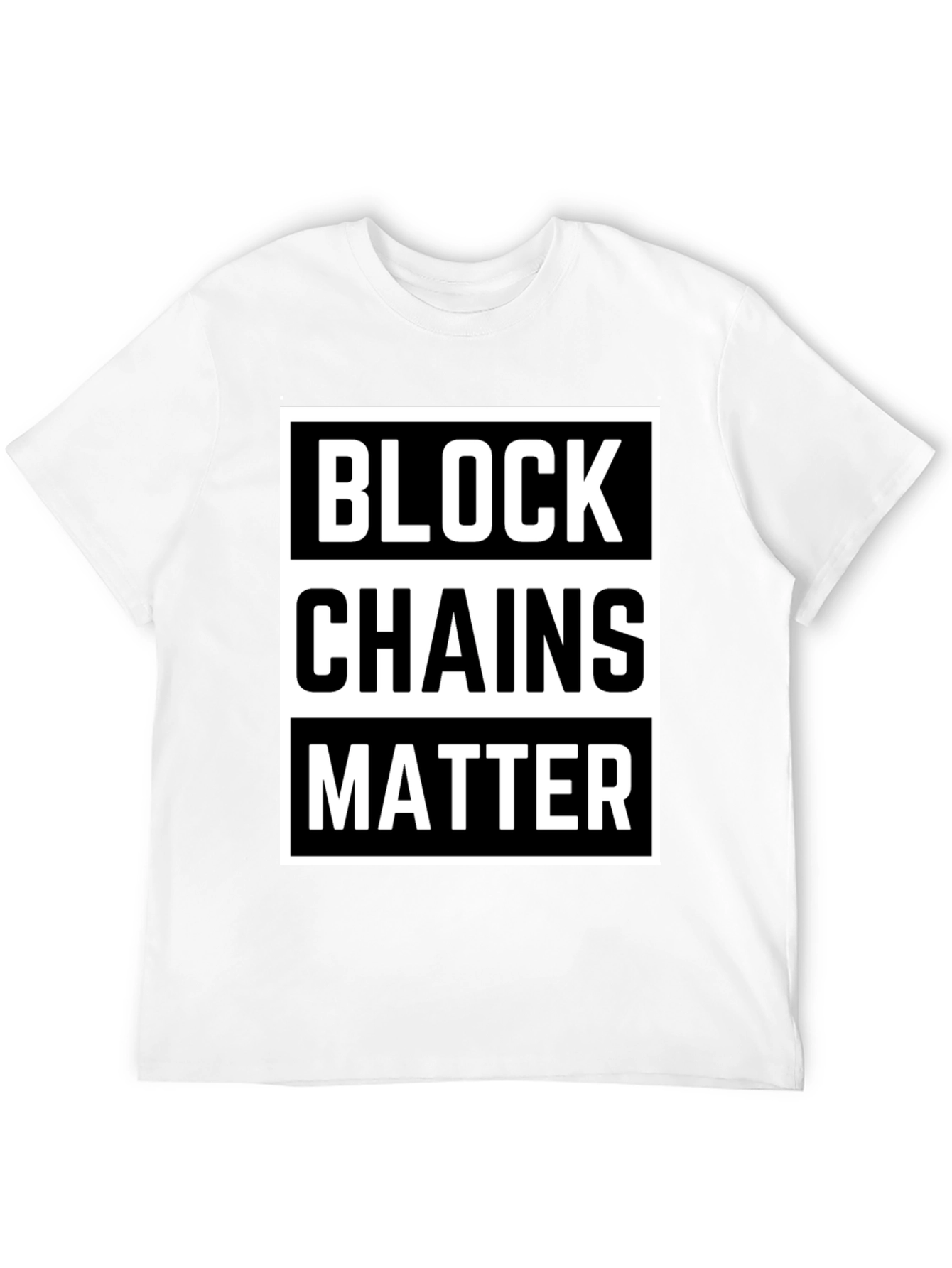 Blockchains Matter Graphic Tee - Stylish & Comfortable