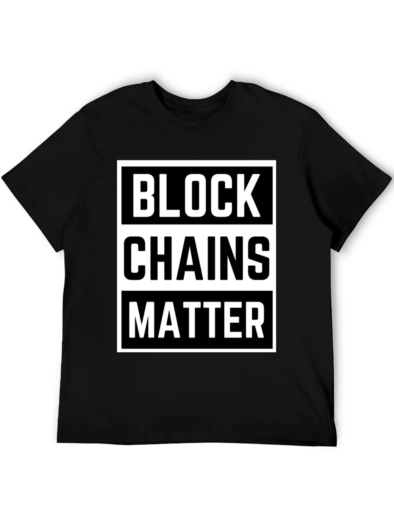 Blockchains Matter Graphic Tee - Stylish & Comfortable