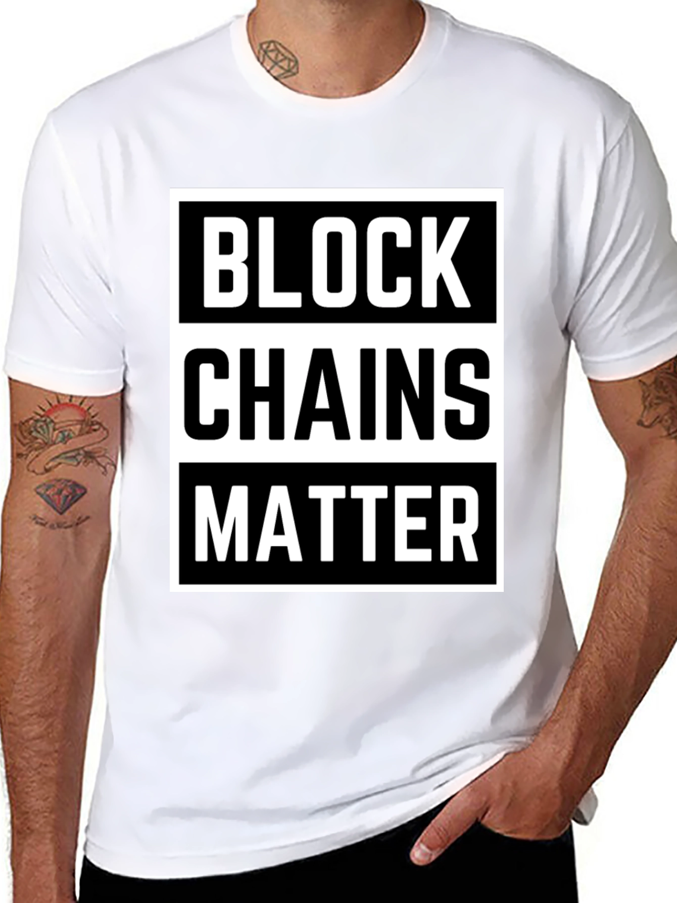 Blockchains Matter Graphic Tee - Stylish & Comfortable