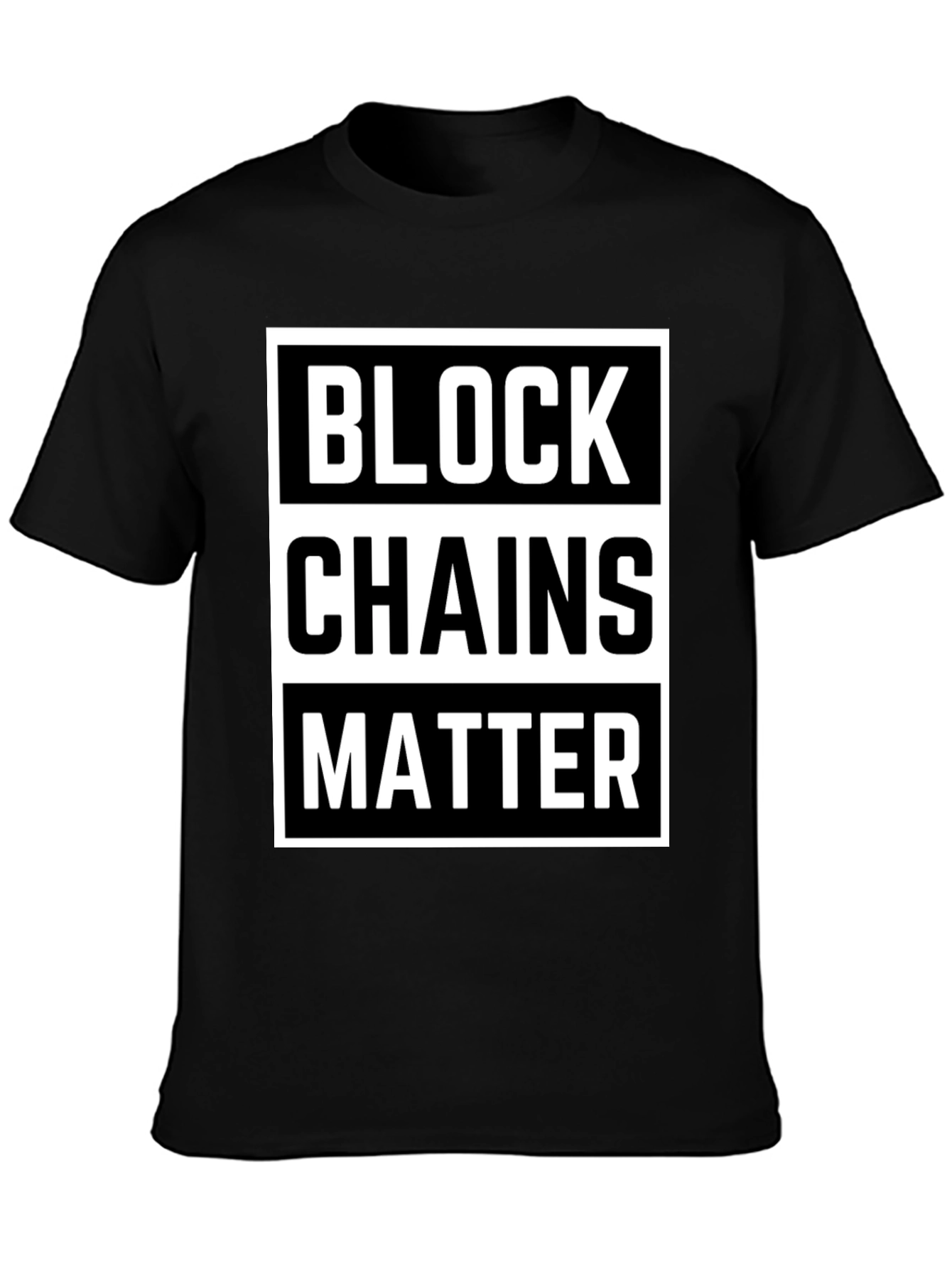 Blockchains Matter Graphic Tee - Stylish & Comfortable