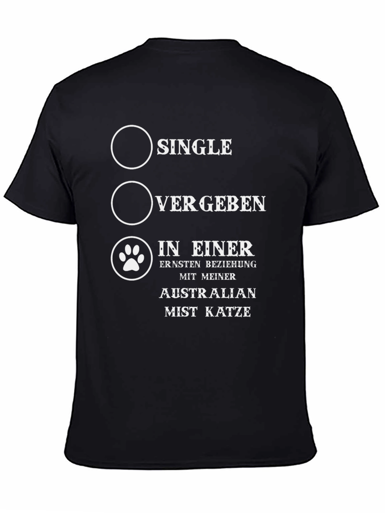 Single Taken Australian Mist Cat T-Shirt
