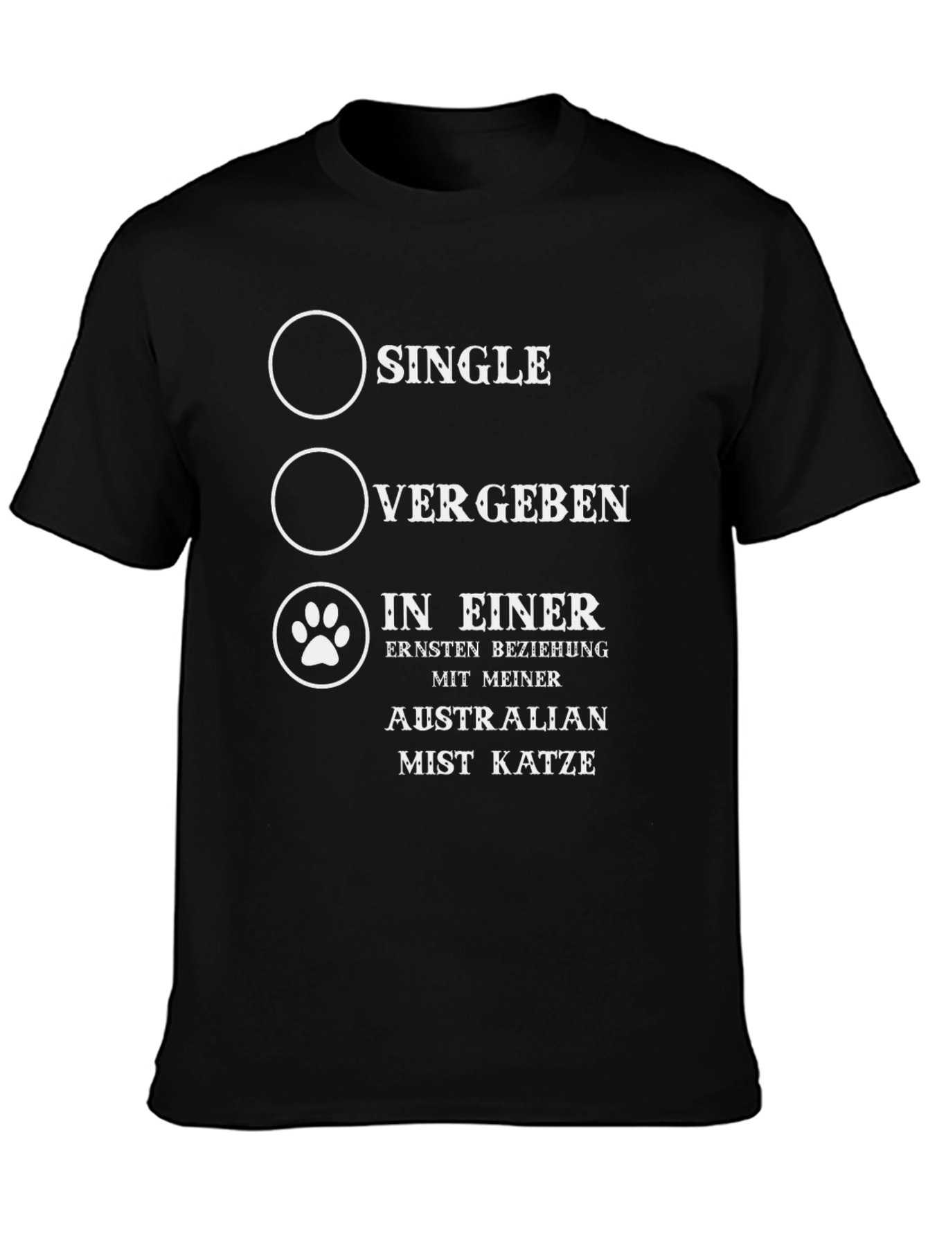 Single Taken Australian Mist Cat T-Shirt