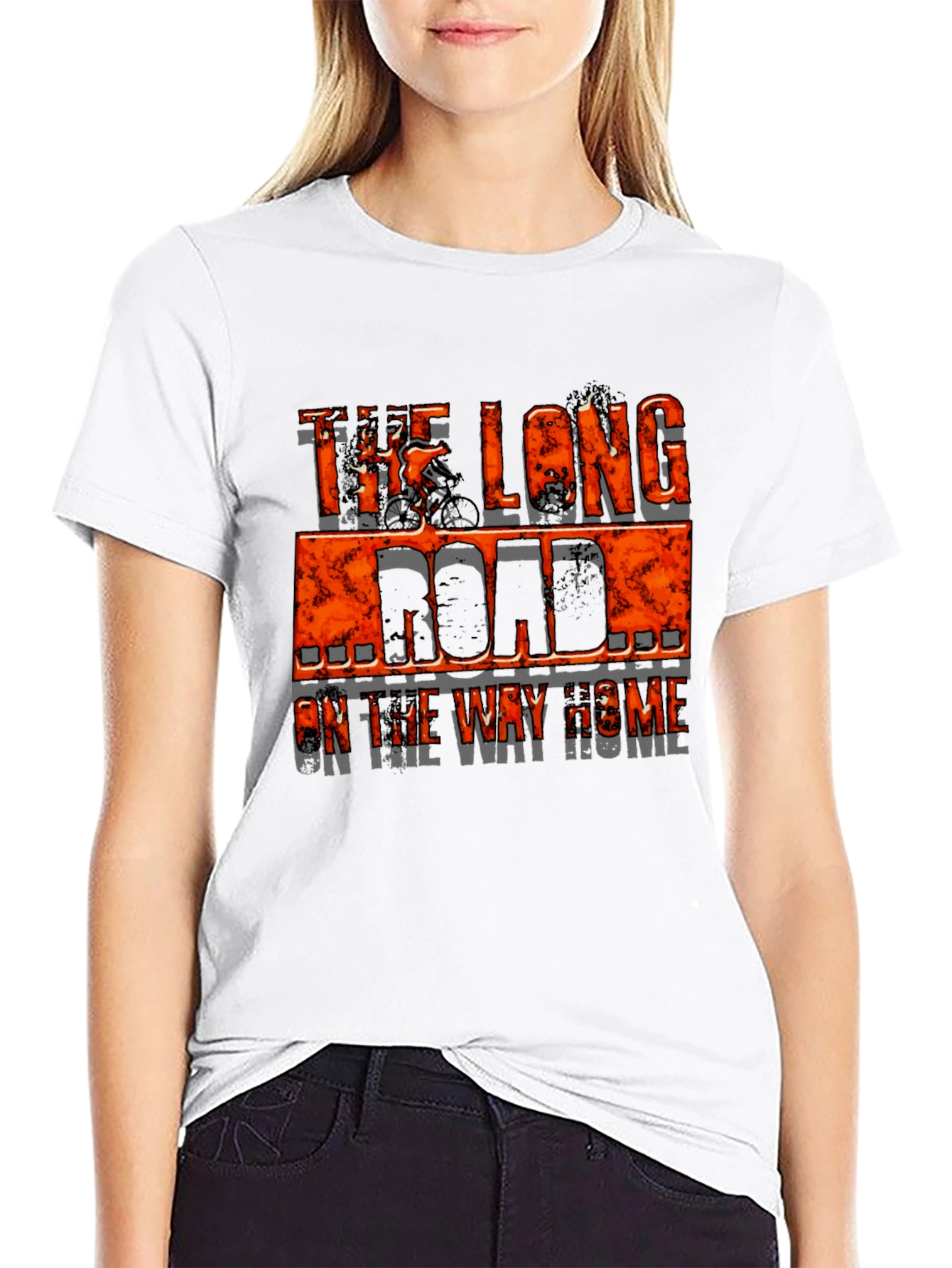 The Long Road Home Cycling Graphic T-Shirt