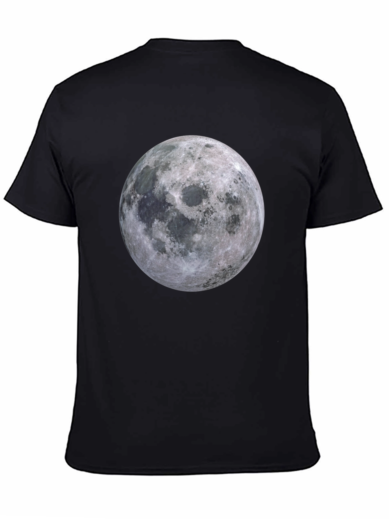 Moon Graphic Black T-Shirt