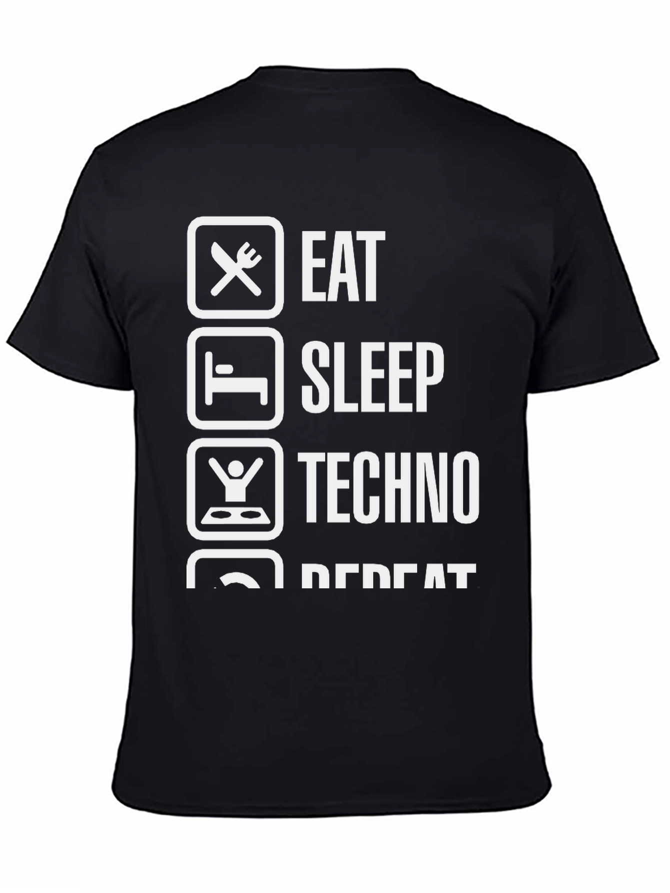 Eat Sleep Techno Repeat T-Shirt