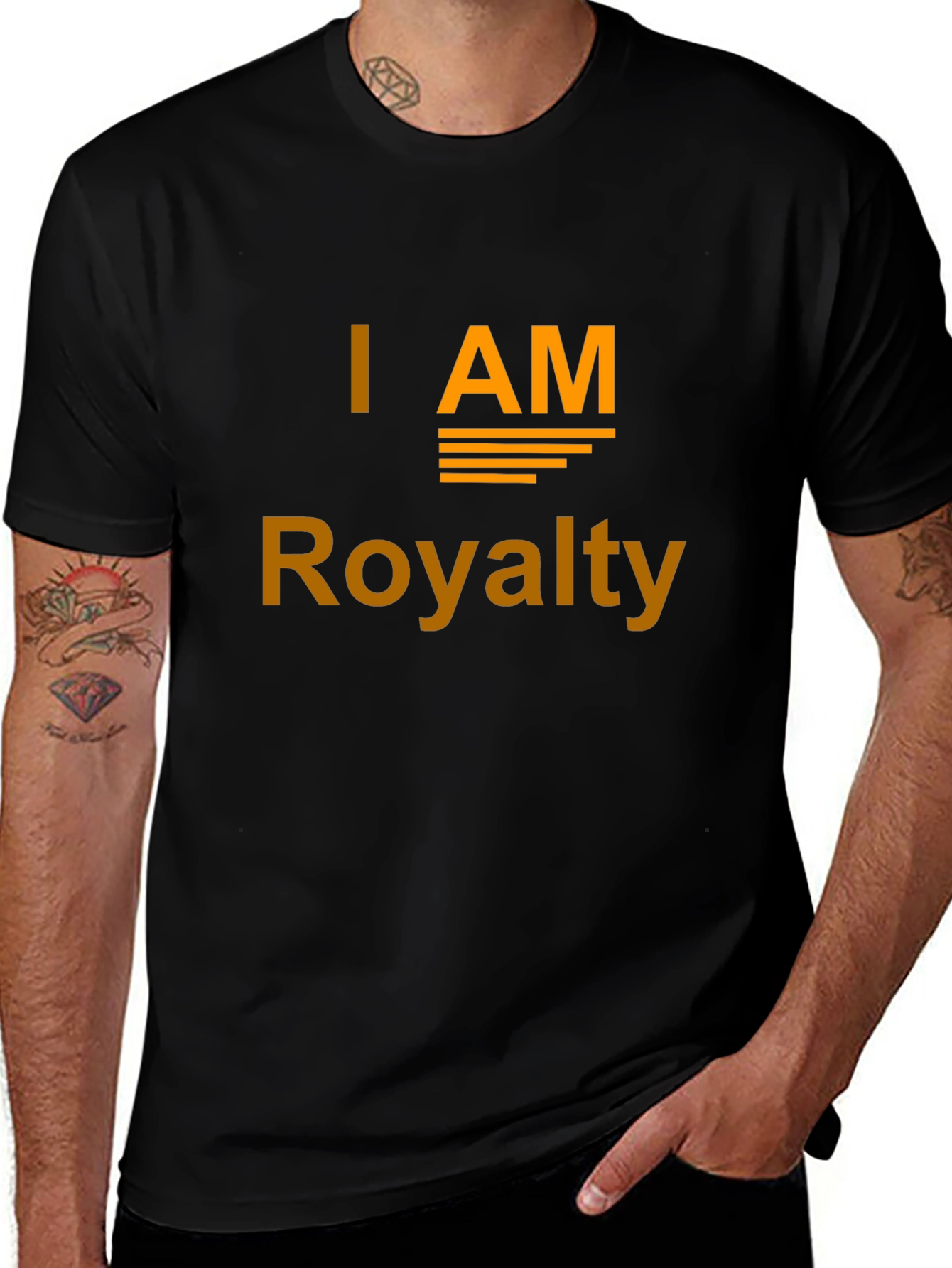 I AM Royalty Black T-Shirt