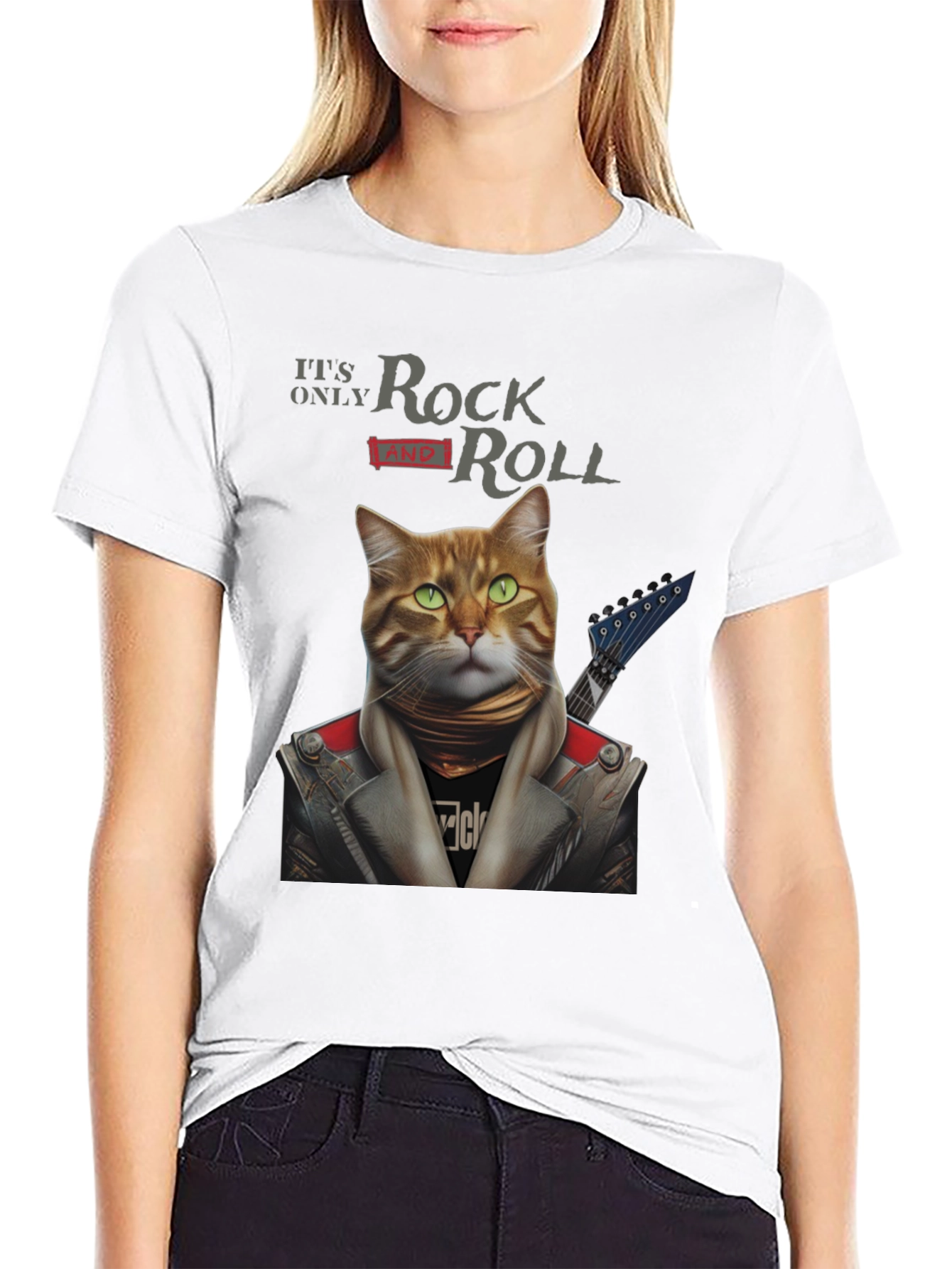 Rock and Roll Cat T-Shirt