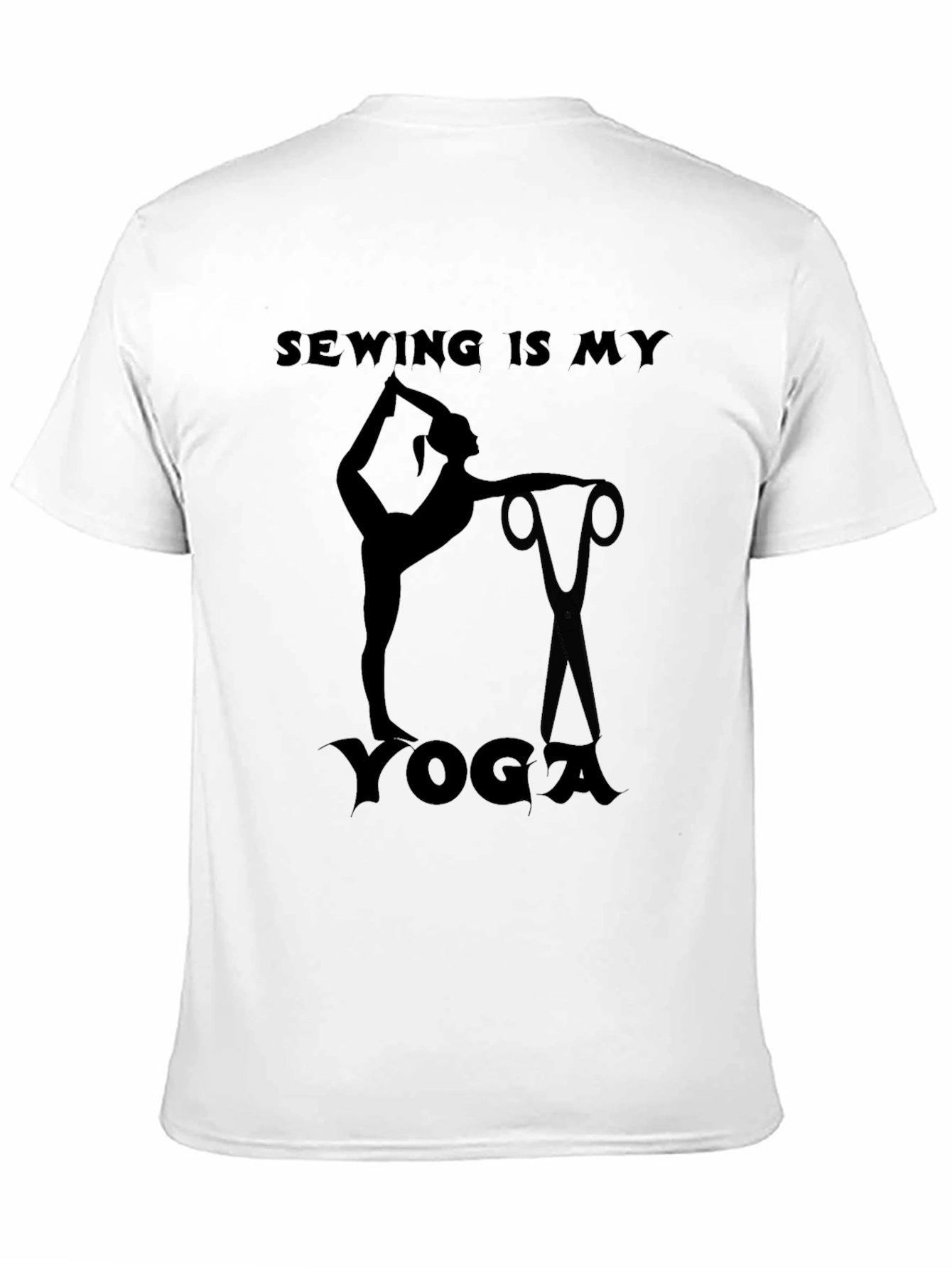 Sewing is My Yoga Graphic T-Shirt