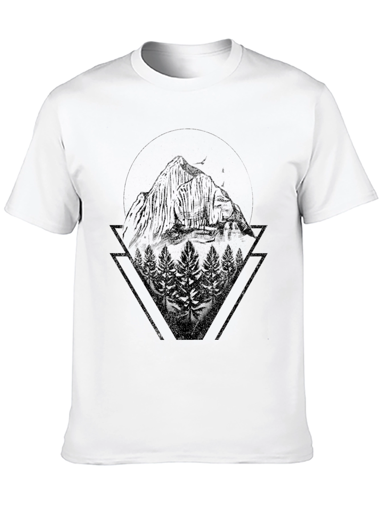 Mountain Peak Graphic Tee - Nature Inspired Design