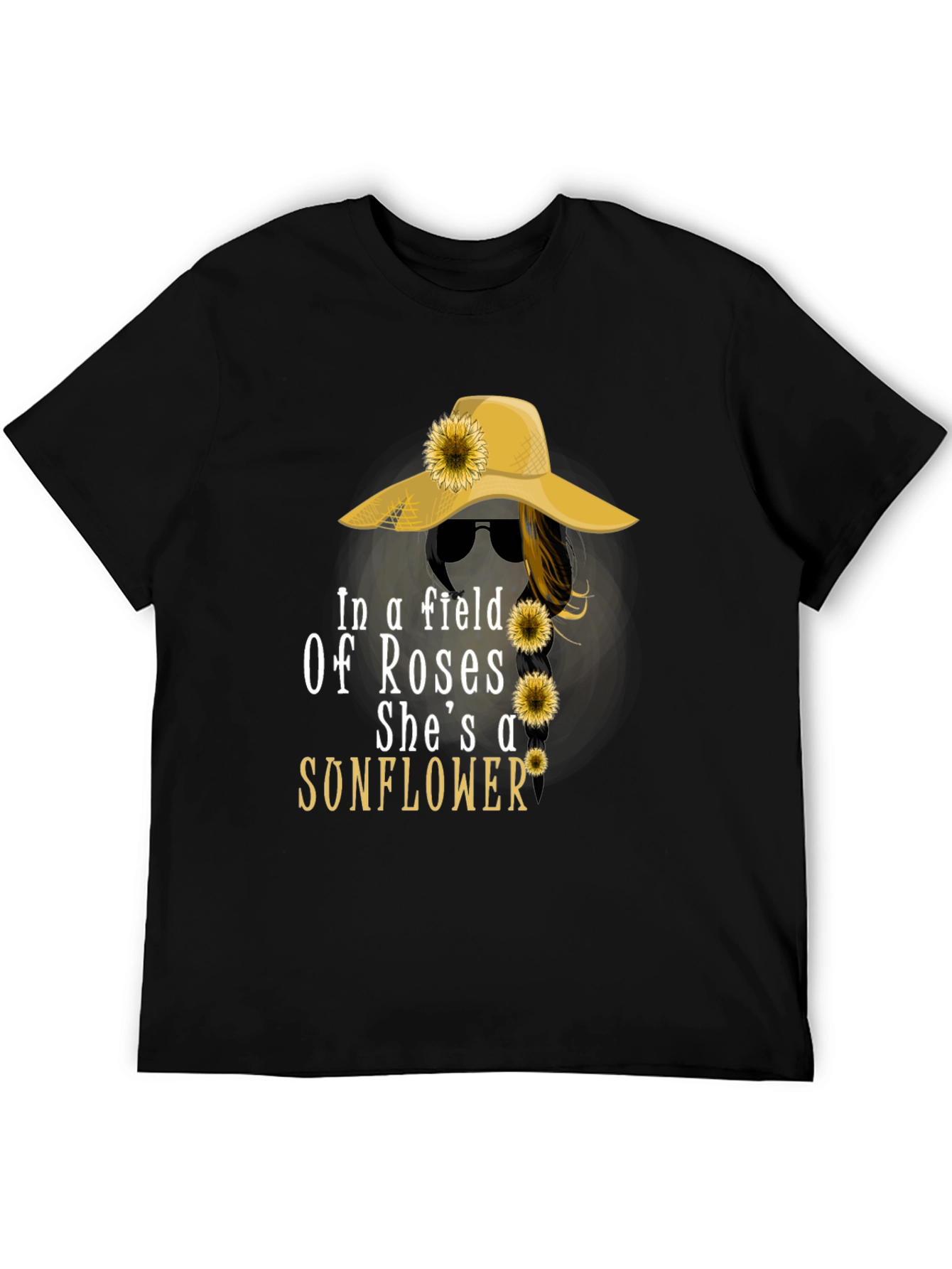 Sunflower Graphic T-Shirt - Womens Fashion Tee