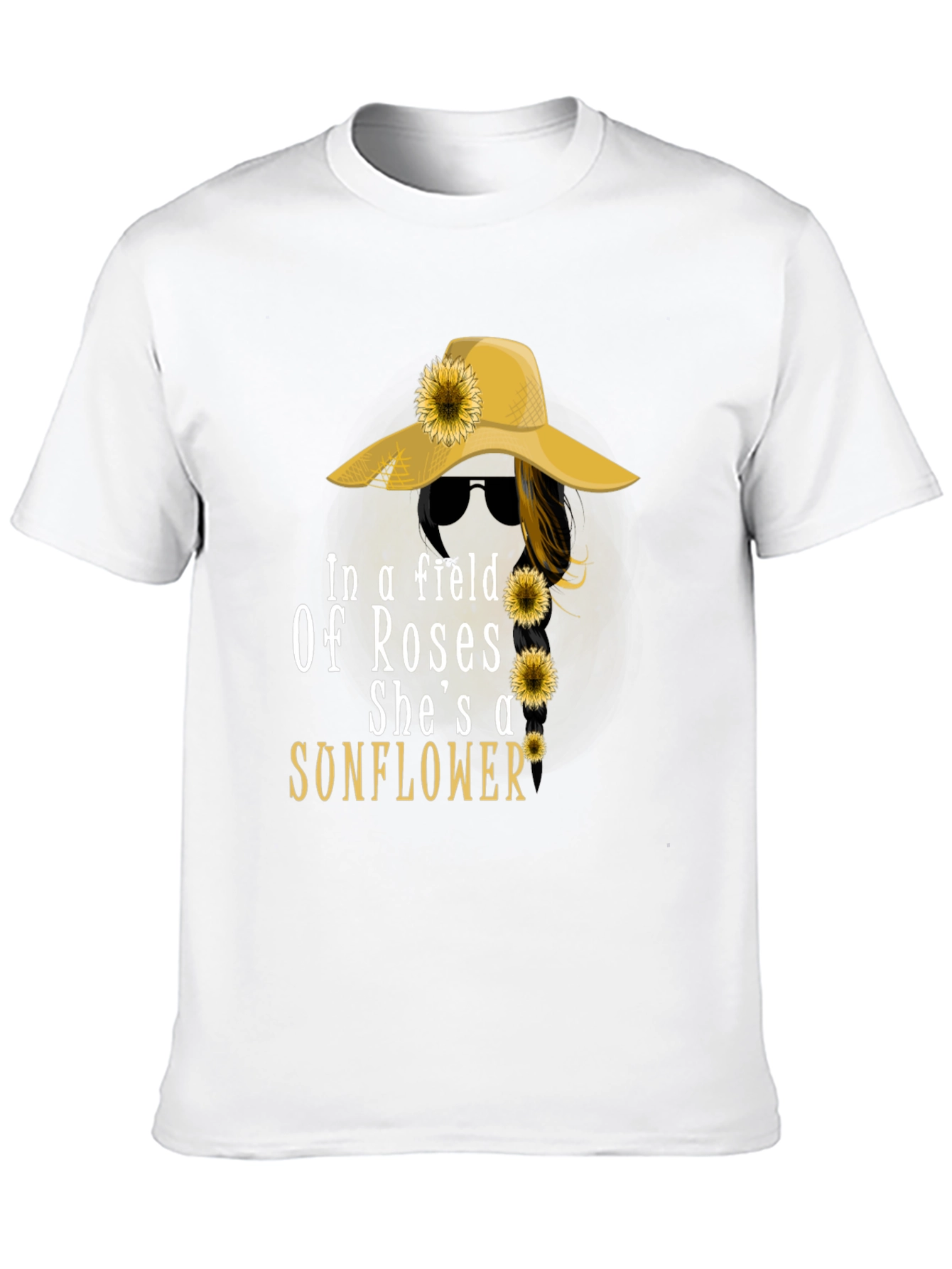 Sunflower Graphic T-Shirt - Womens Fashion Tee
