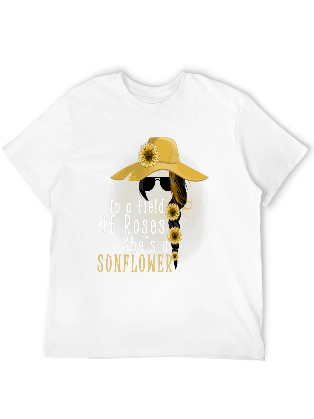 Sunflower Graphic T-Shirt - Womens Fashion Tee