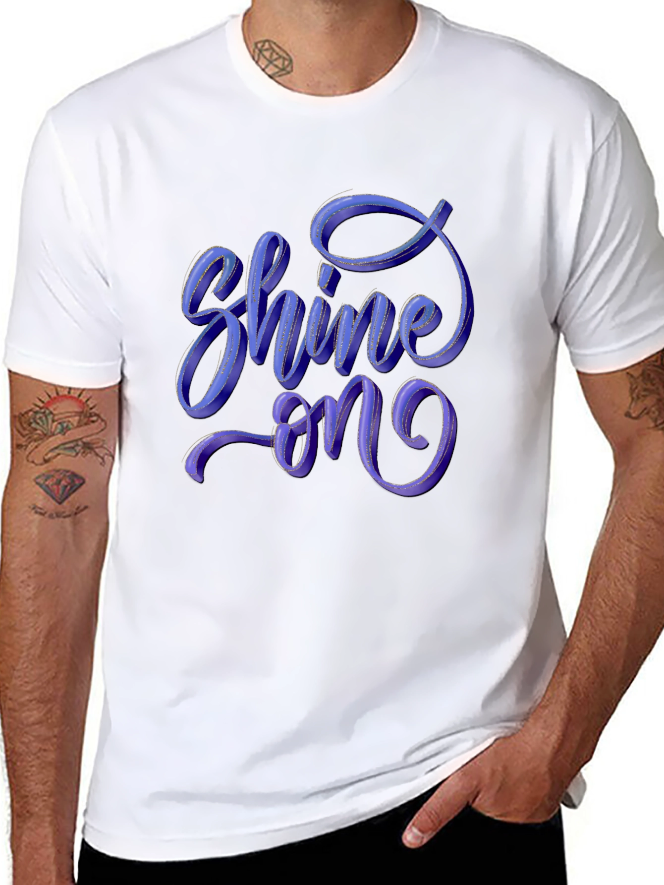 Shine On Graphic Tee - Stylish Comfort