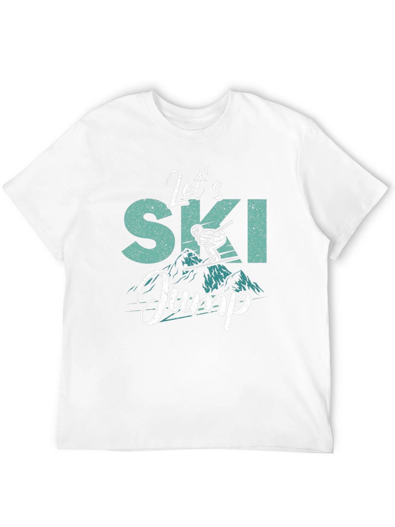 Lets Ski Jump Graphic T-Shirt