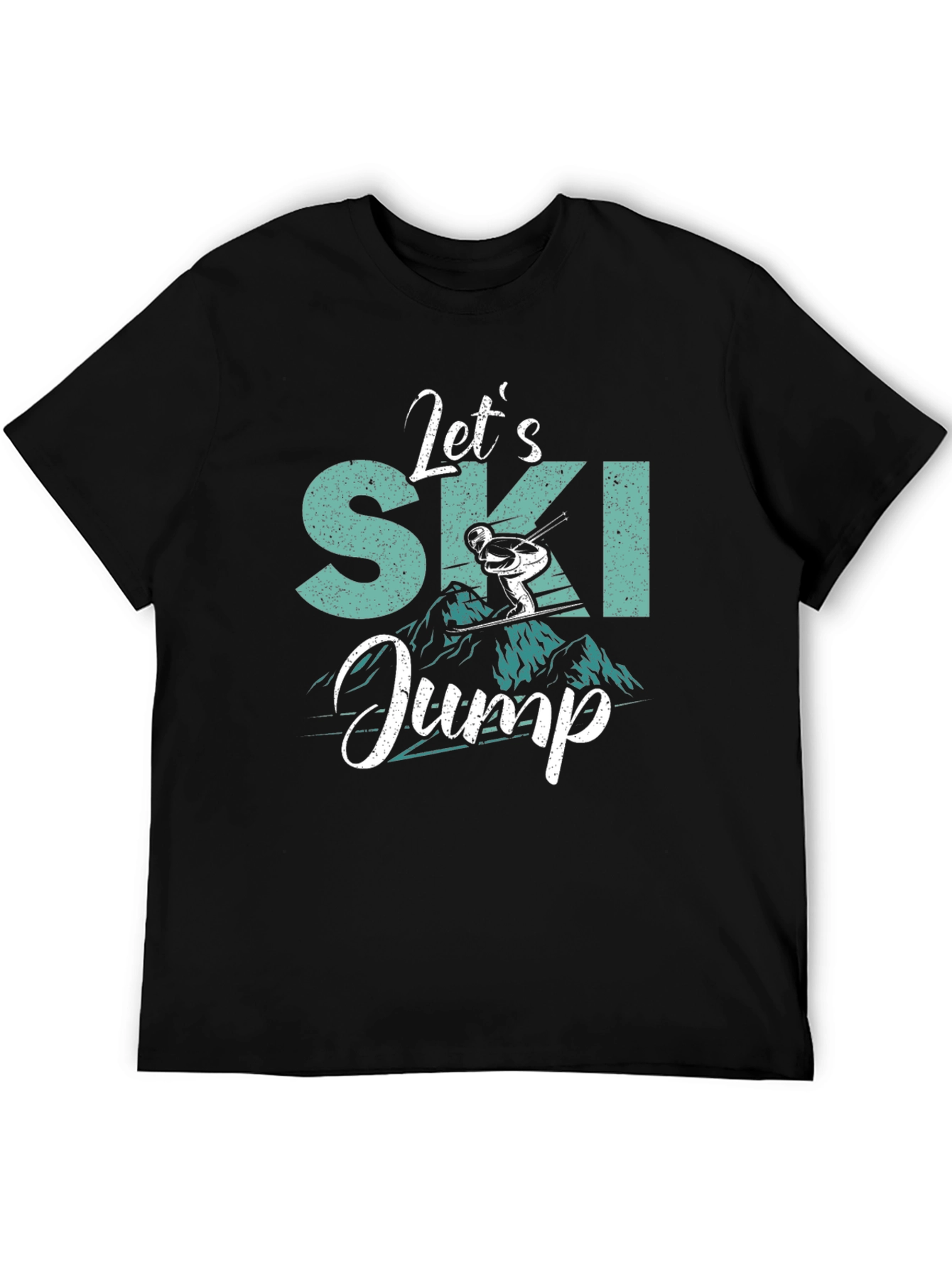 Lets Ski Jump Graphic T-Shirt