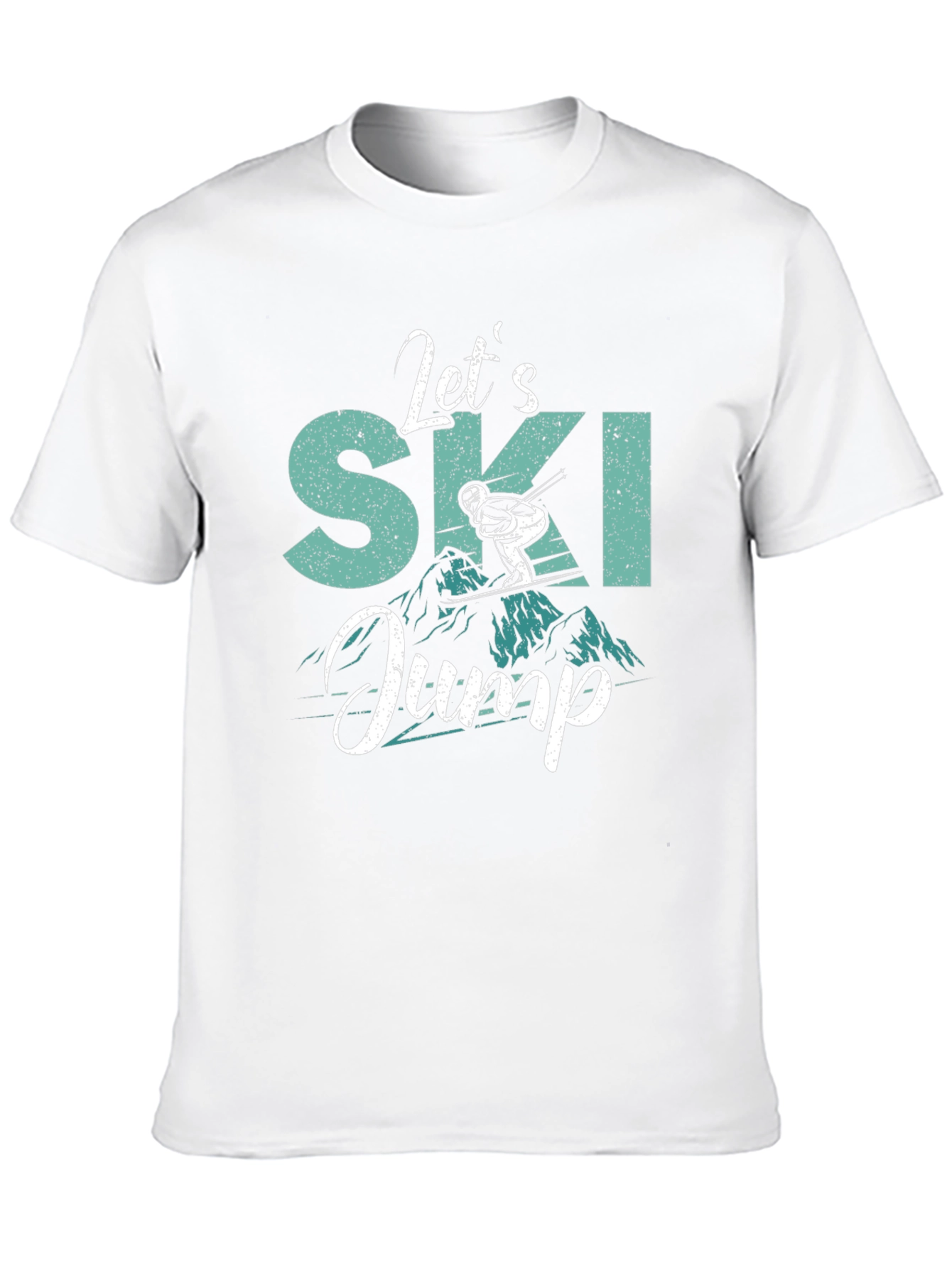 Lets Ski Jump Graphic T-Shirt