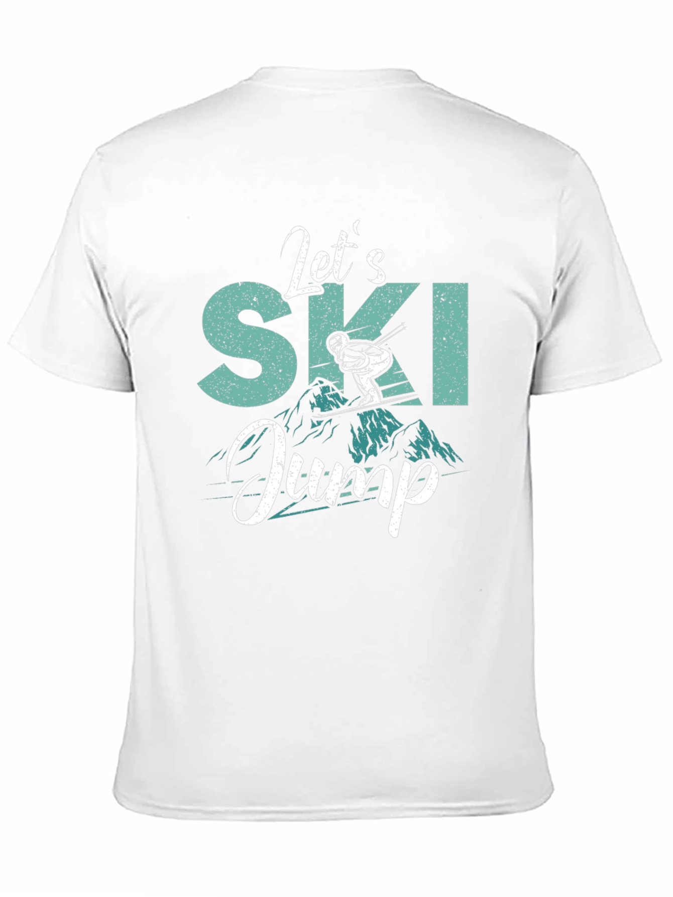 Lets Ski Jump Graphic T-Shirt