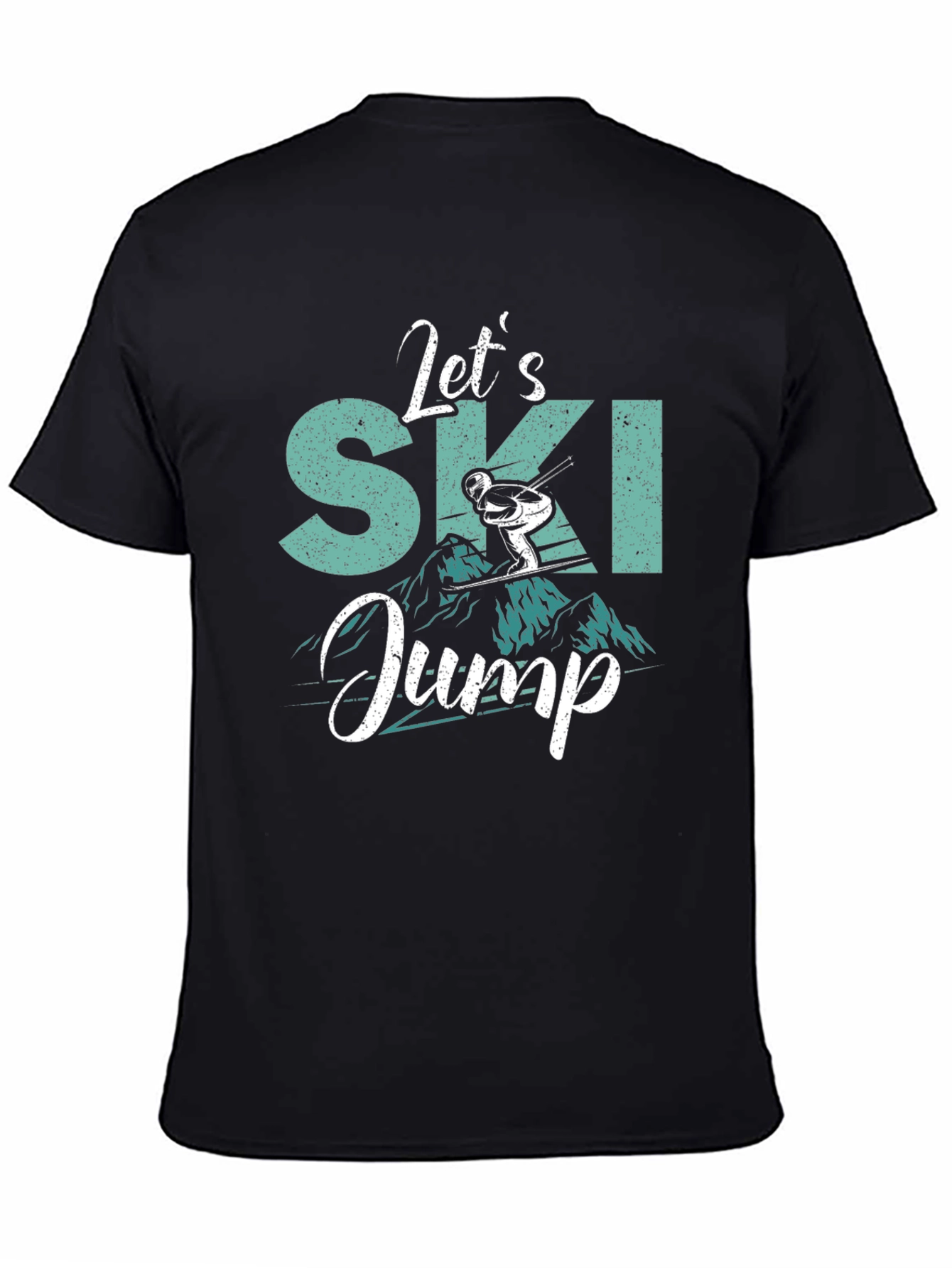 Lets Ski Jump Graphic T-Shirt