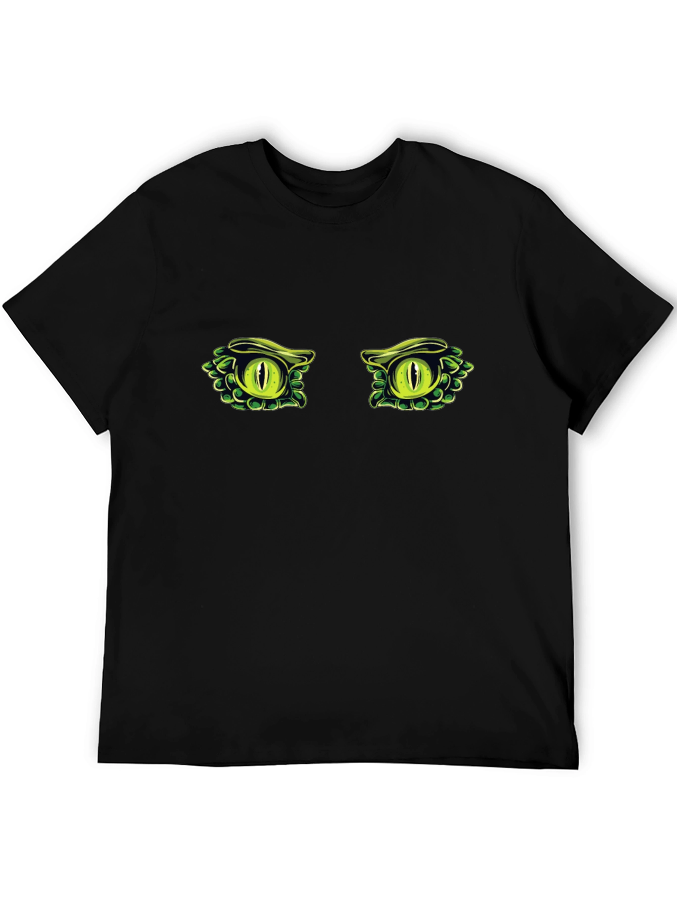 Reptile Eyes T-Shirt - Black Cotton Tee