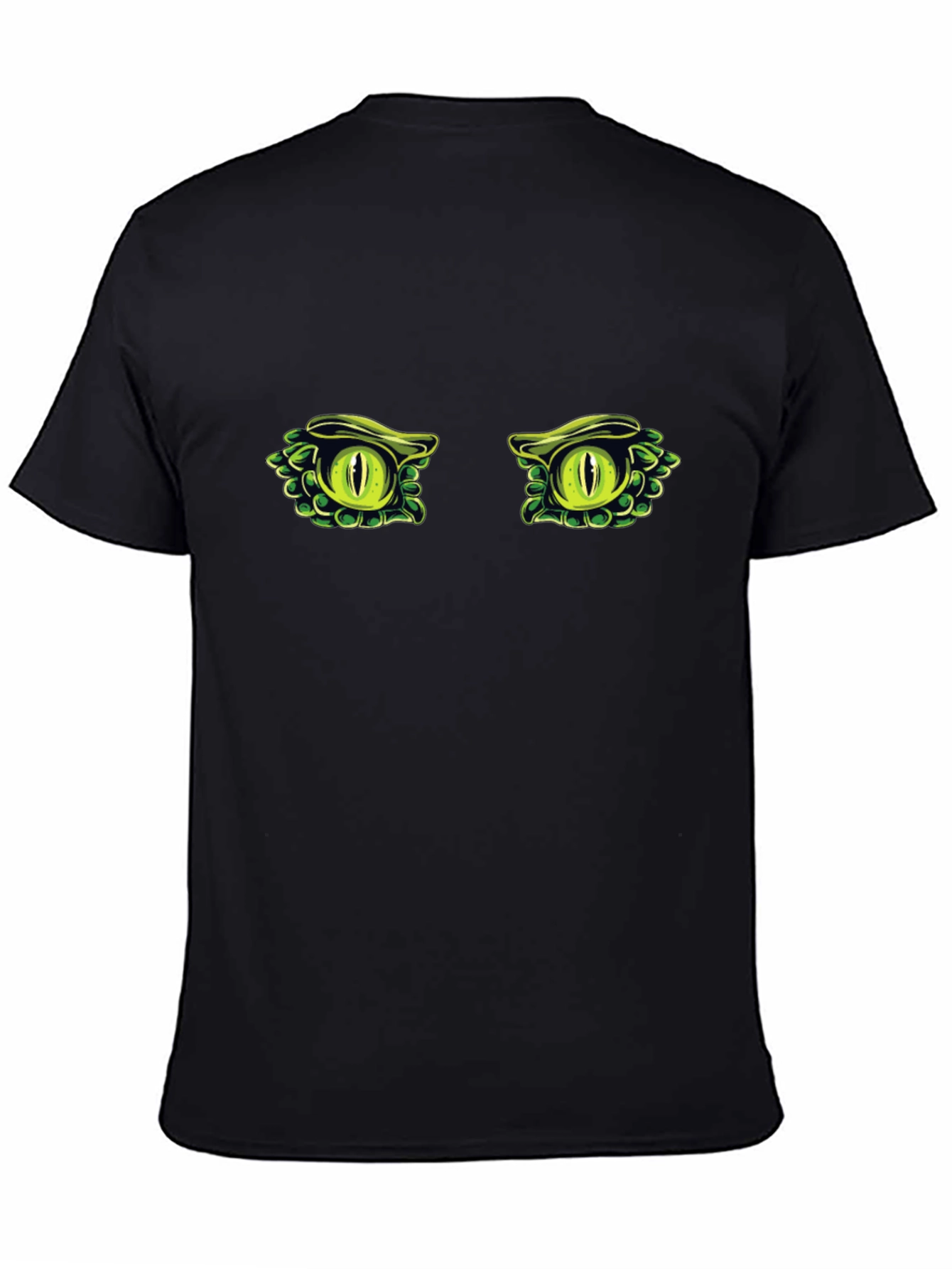 Reptile Eyes T-Shirt - Black Cotton Tee
