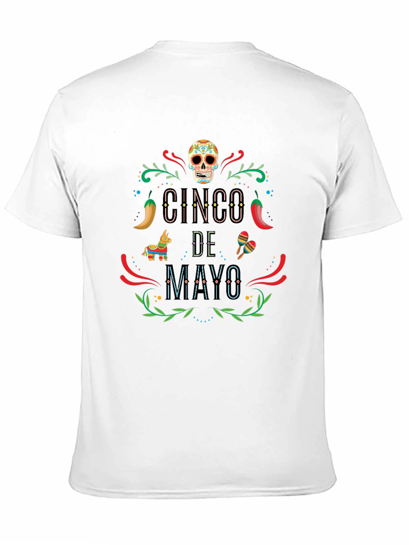 Cinco de Mayo Graphic T-Shirt - Black Tee