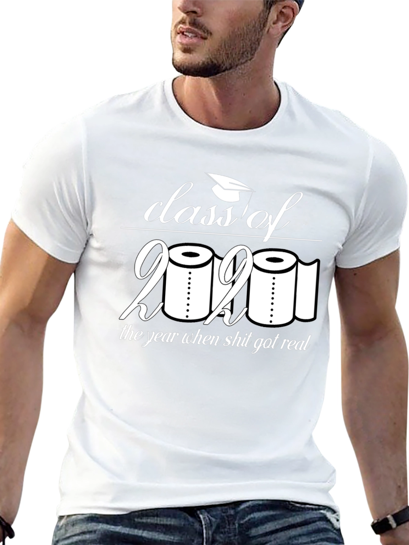 Class of 2021 Toilet Paper Humor T-Shirt