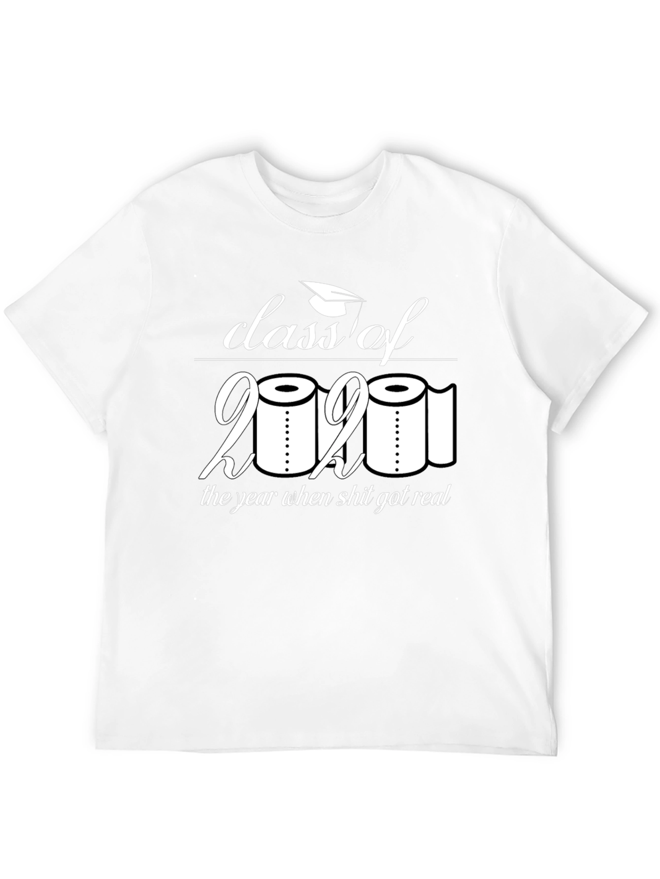 Class of 2021 Toilet Paper Humor T-Shirt