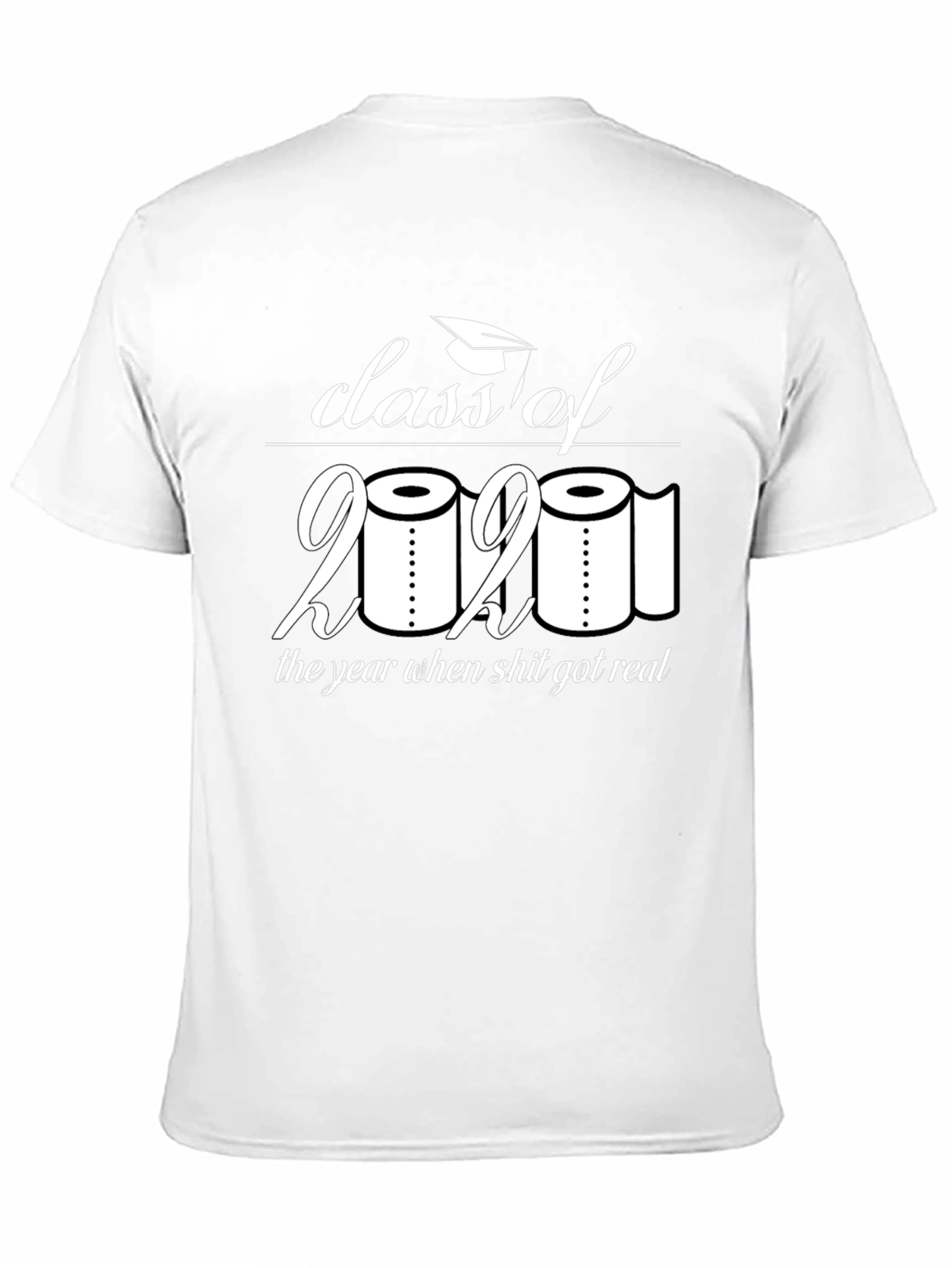 Class of 2021 Toilet Paper Humor T-Shirt