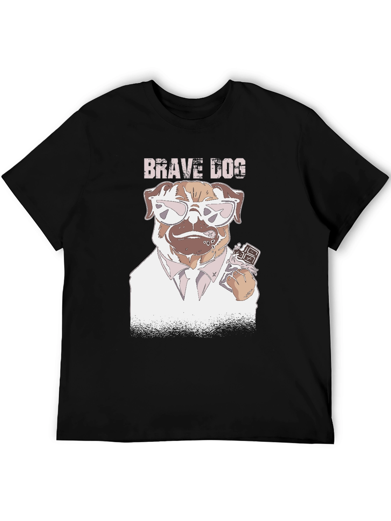 Brave Dog Graphic T-Shirt - Cool Canine Design