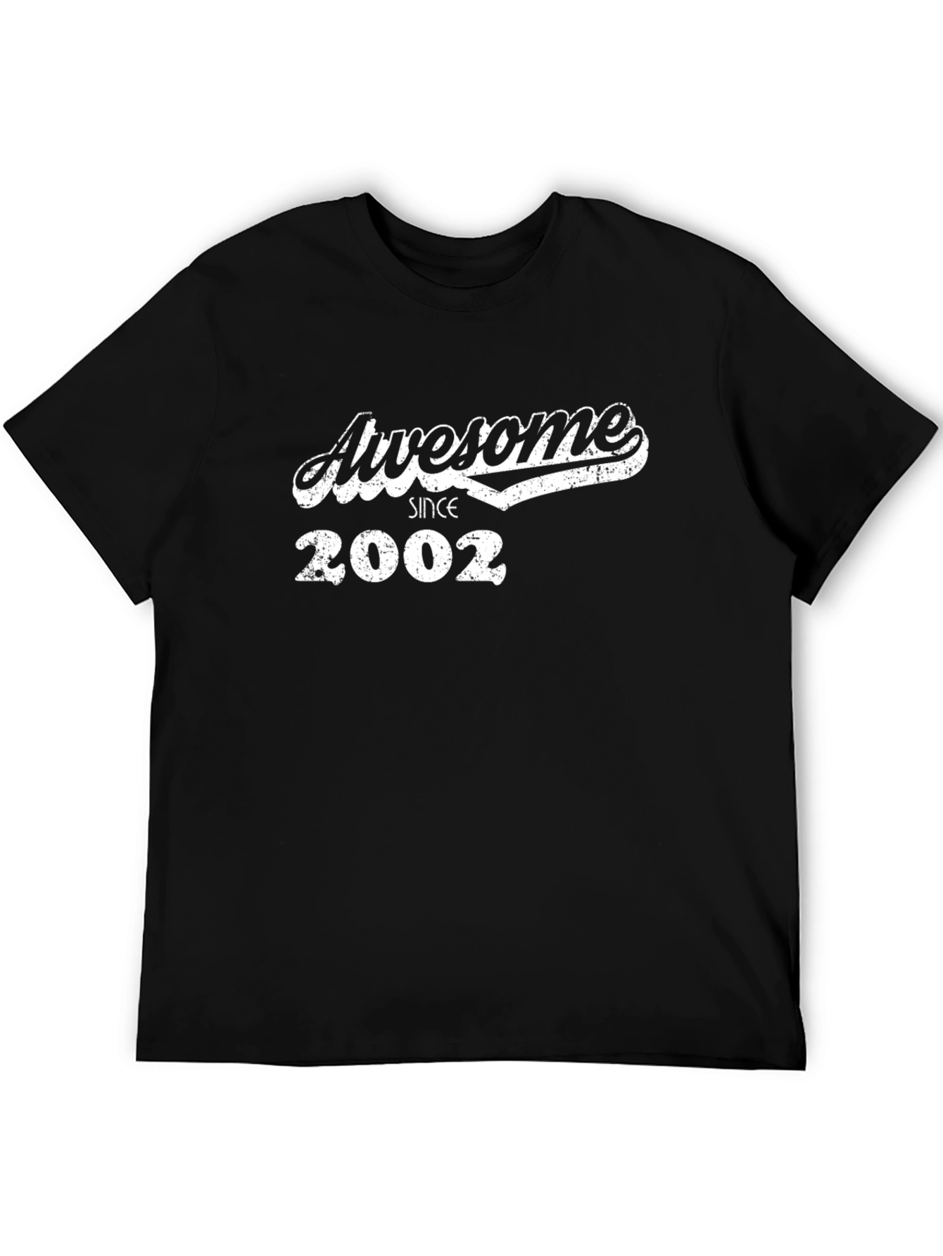 Awesome Since 2002 Black T-Shirt