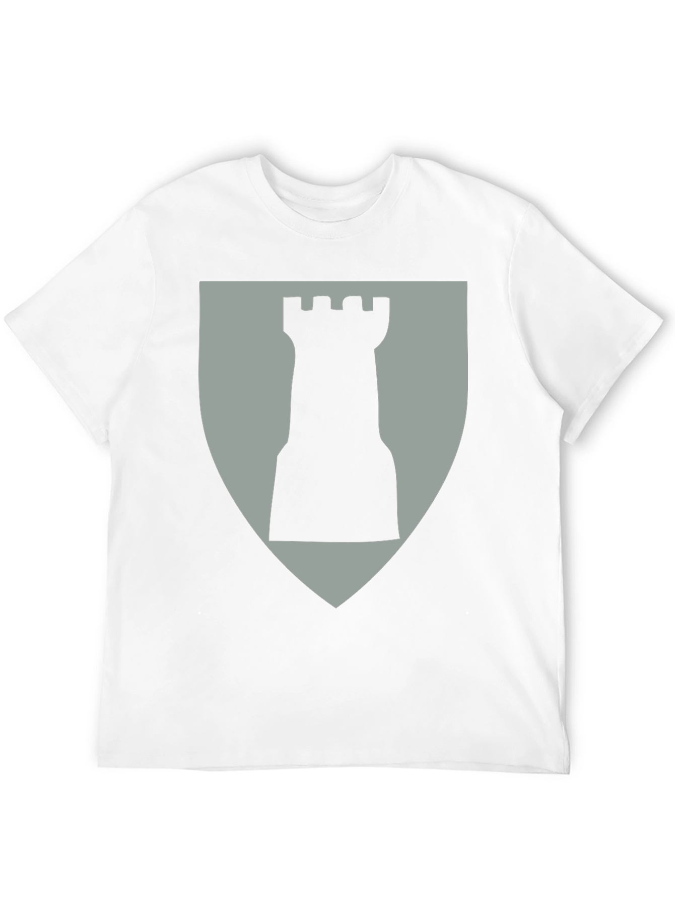 Chess Rook Graphic Tee - Black