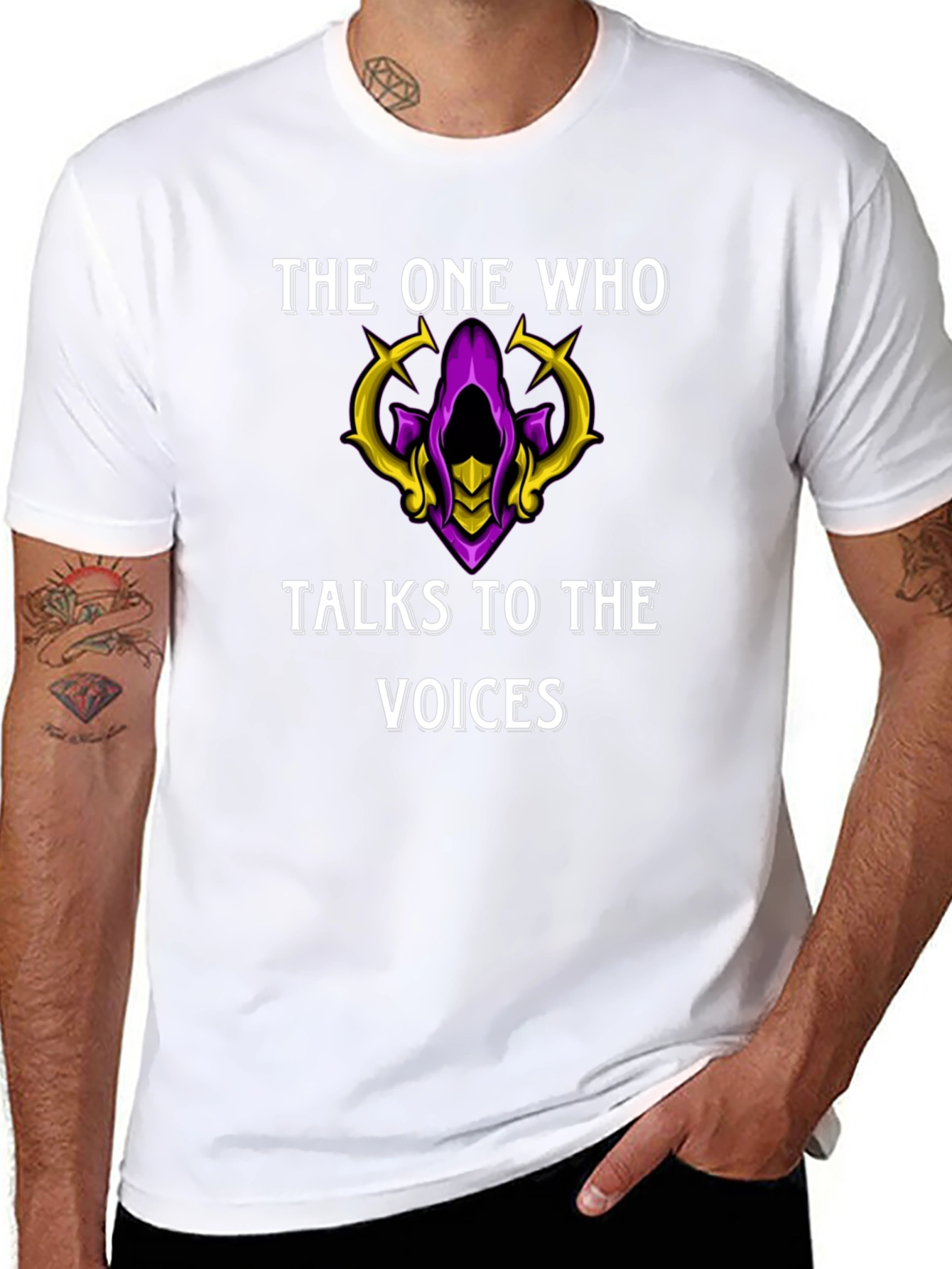 The One Who Talks to the Voices T-Shirt