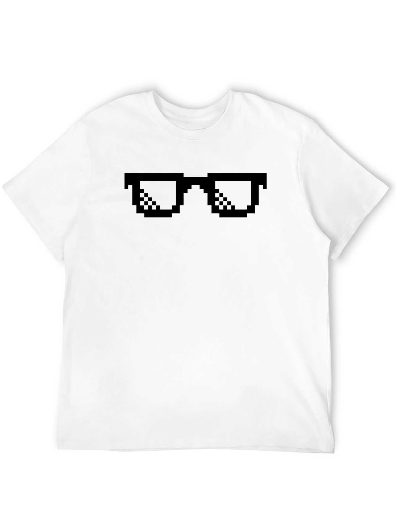 Deal With It Pixel Sunglasses Graphic T-Shirt