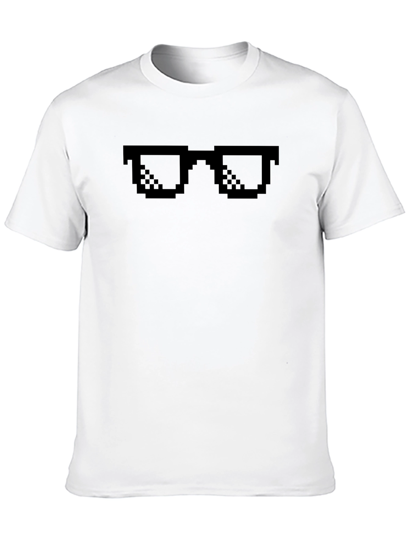 Deal With It Pixel Sunglasses Graphic T-Shirt