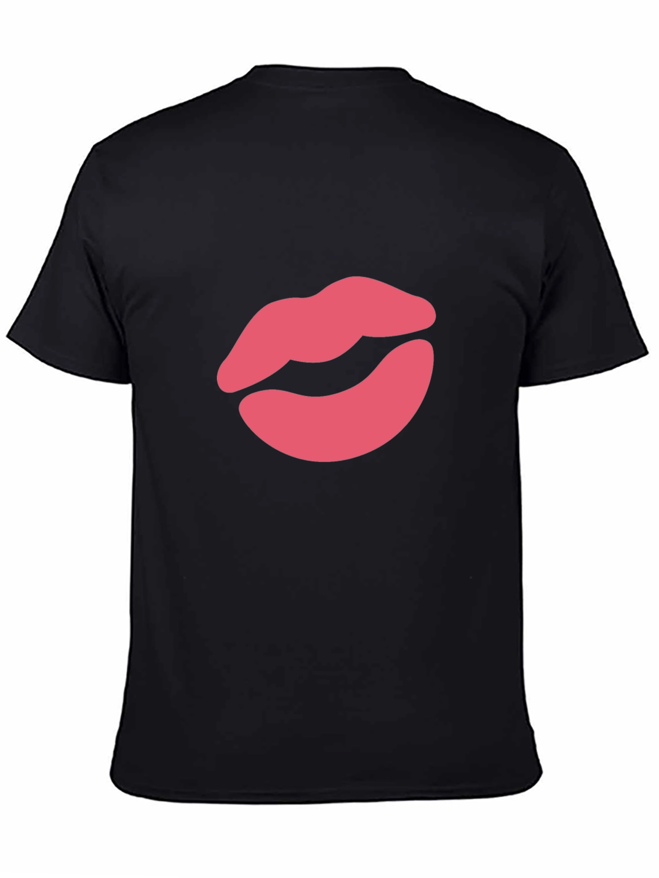 Kiss Lips Graphic Tee - Stylish Crewneck T-Shirt